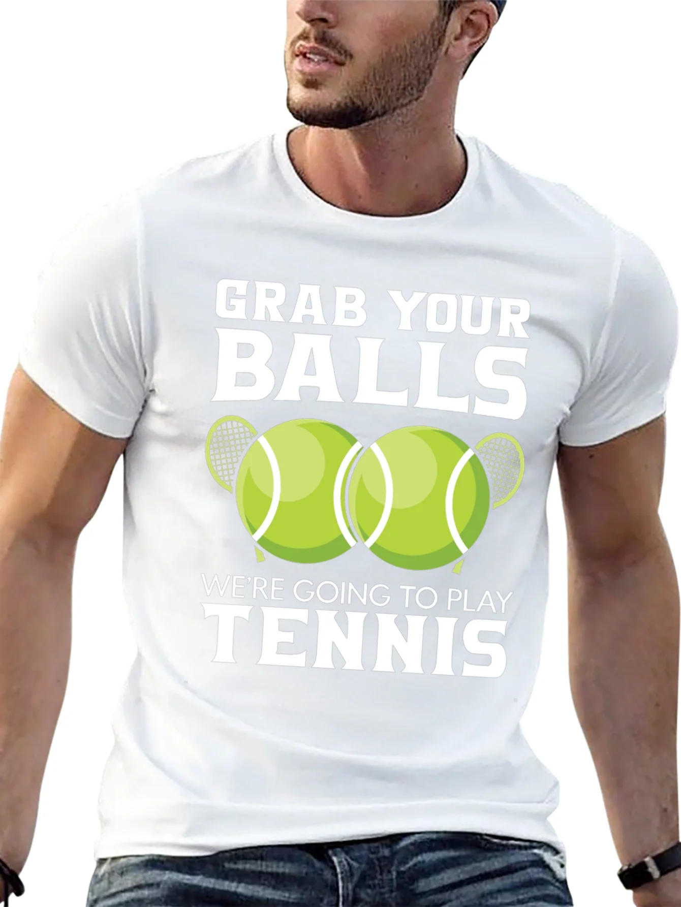 Camiseta Agarra Tus Pelotas para Tenis