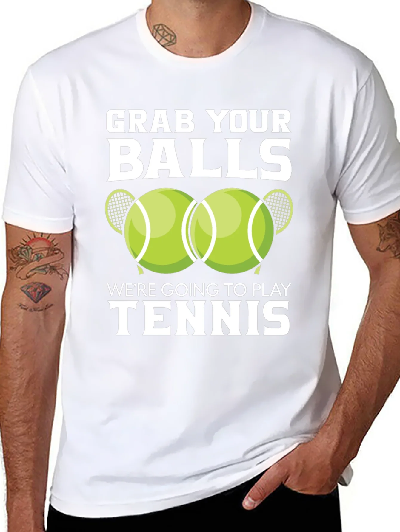 Camiseta Agarra Tus Pelotas para Tenis