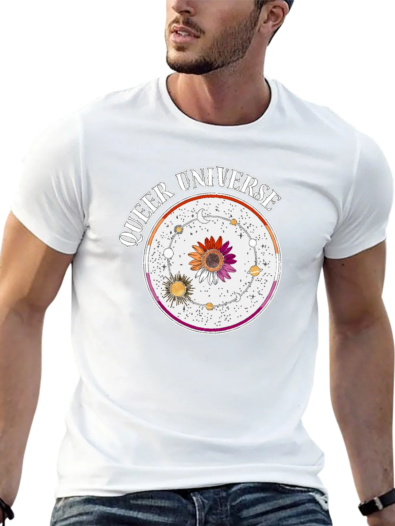 Rebbecca Queer Universe Graphic T-Shirt - Lesbian Pride
