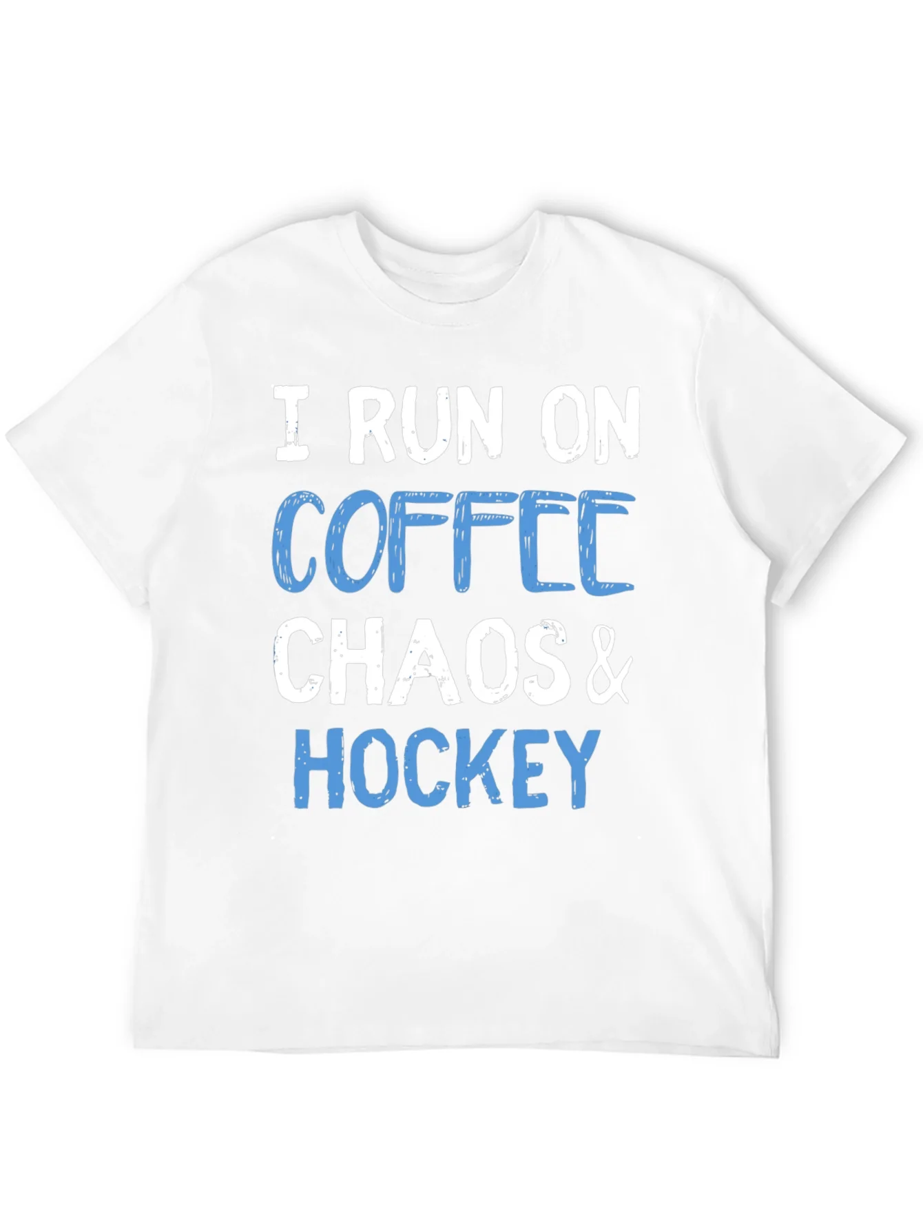 Rebbecca I Run on Coffee Chaos & Hockey T-Shirt