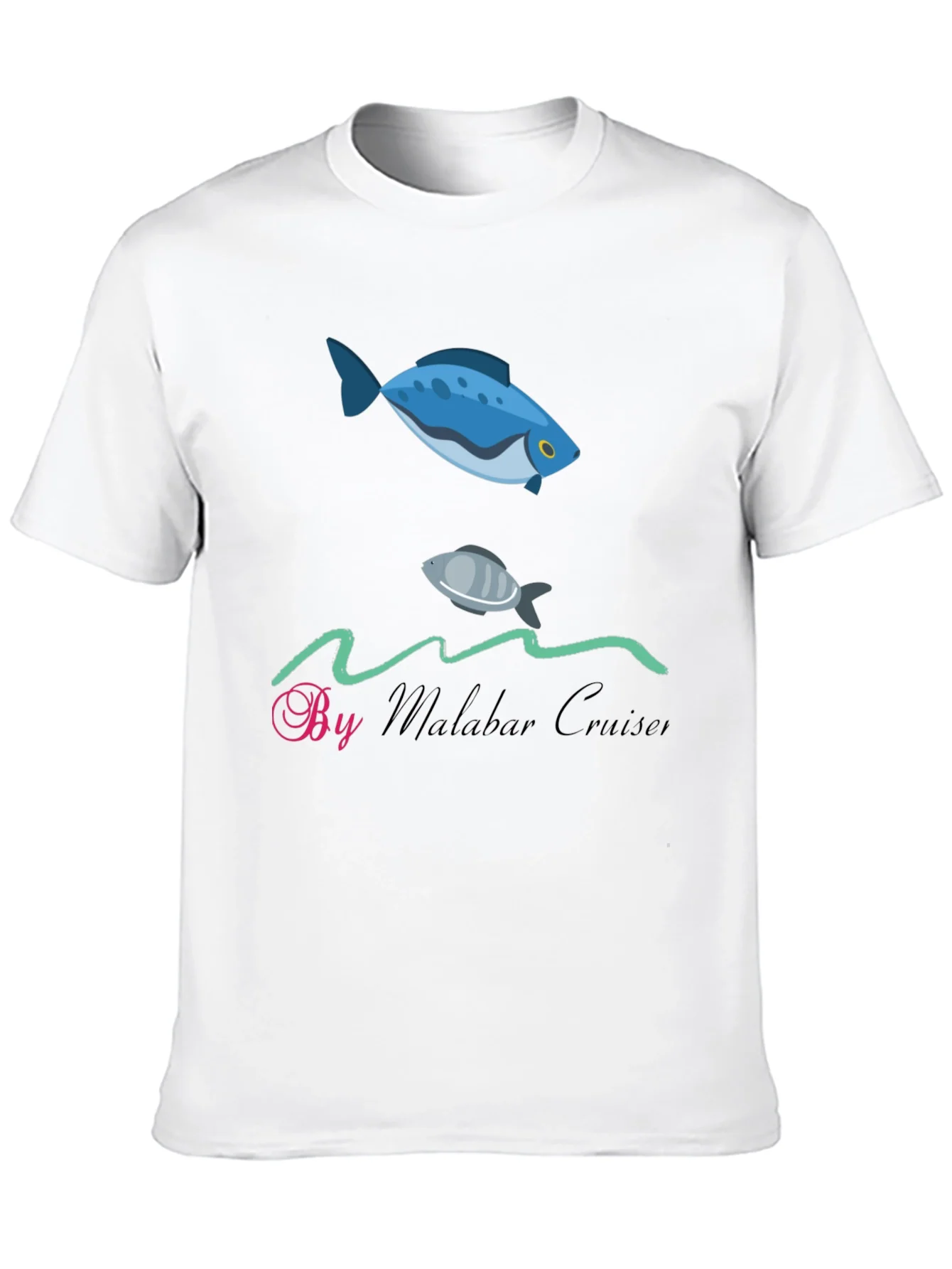 Camiseta Negra By Malabar Cruiser Peces