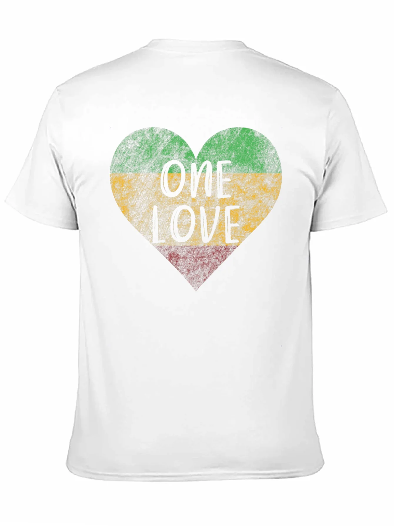 Camiseta Negra One Love Rasta