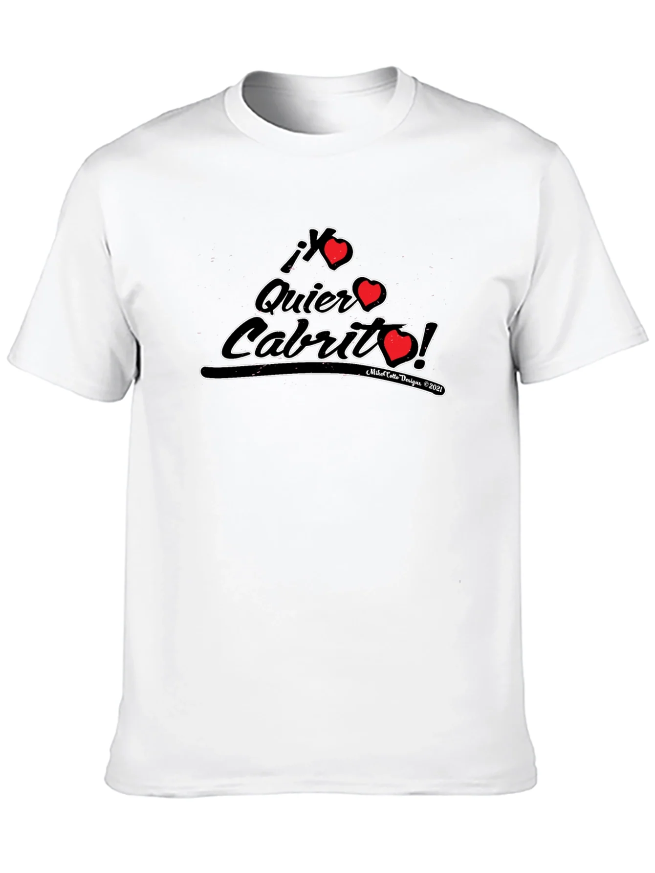 Camiseta Negra: ?Yo Quiero Cabrito! Dise?o Divertido