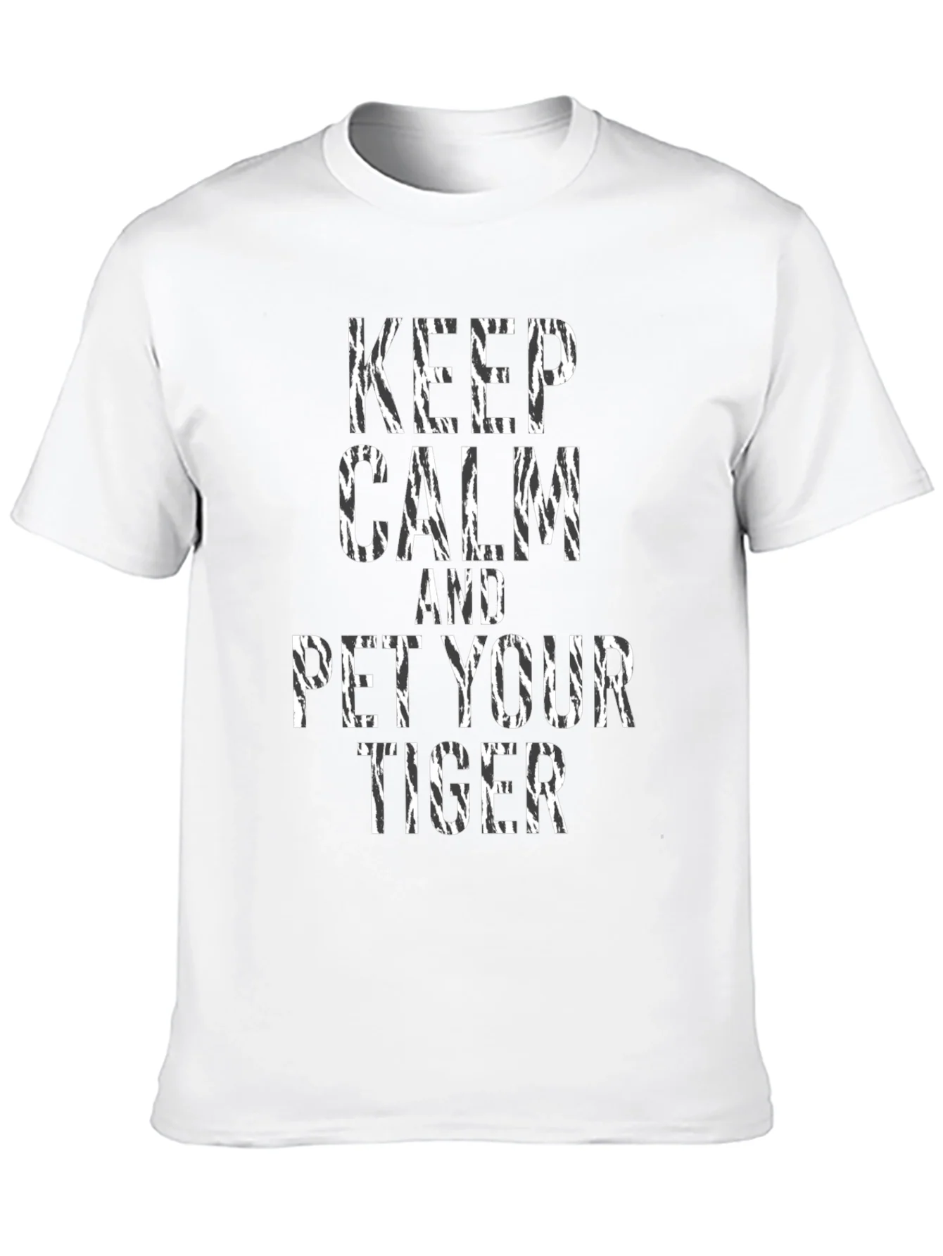 Rebbecca Keep Calm and Pet Your Tiger Graphic T-Shirt