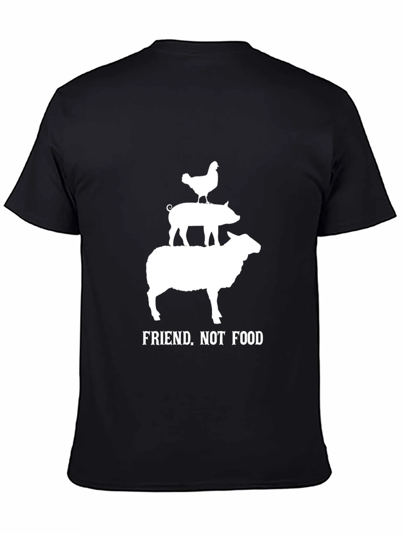 Camiseta Vegana Amigo no comida