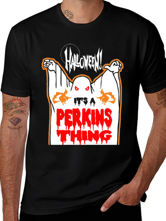Camiseta Halloween Perkins Thing para Hombre - Dise?o Fantasma
