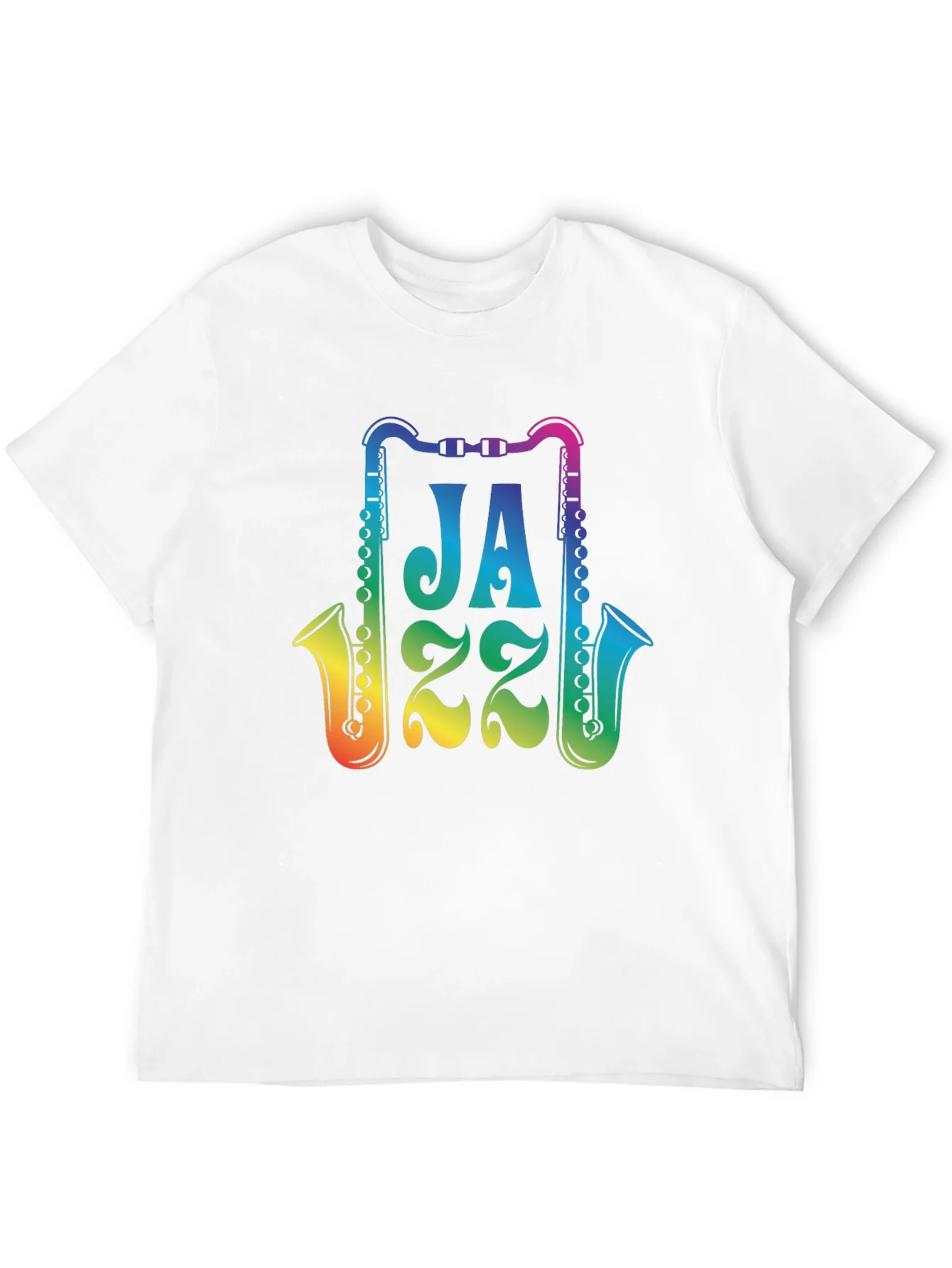 Camiseta Negra Jazz Arco¨ªris para Amantes de la M¨²sica