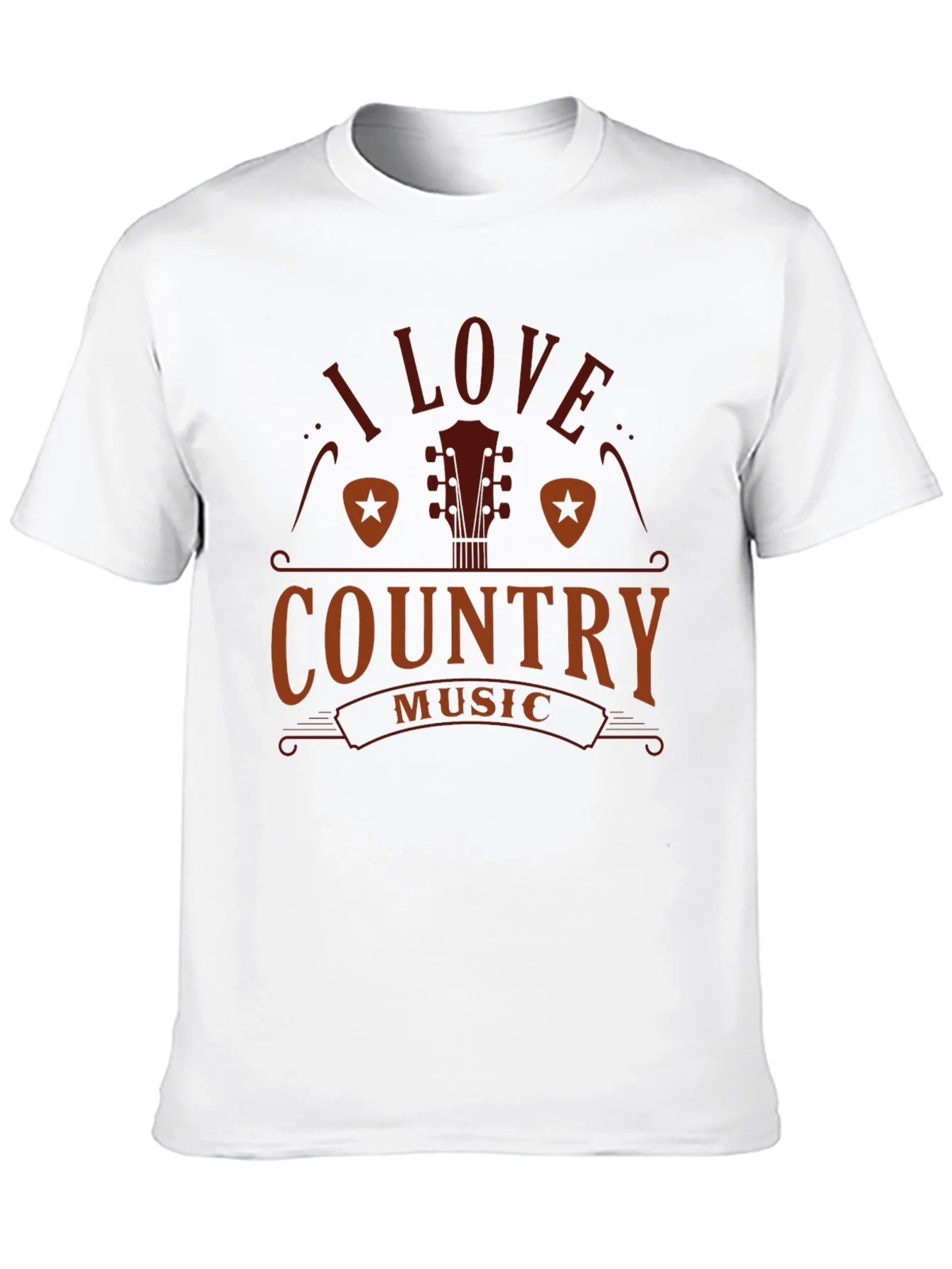 Camiseta Negra I Love Country Music