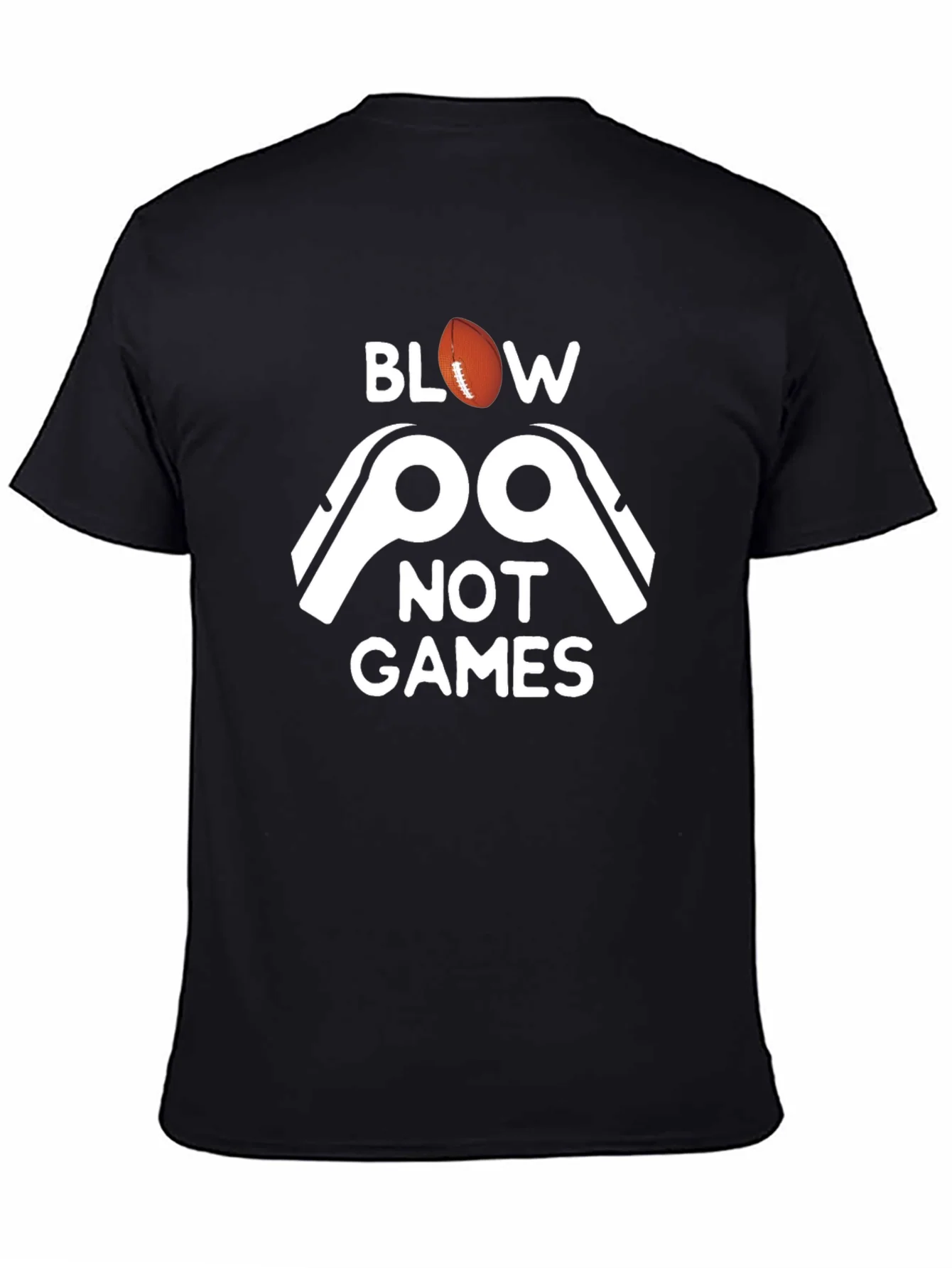 Camiseta Negra: Sopla el Silbato No Juegos