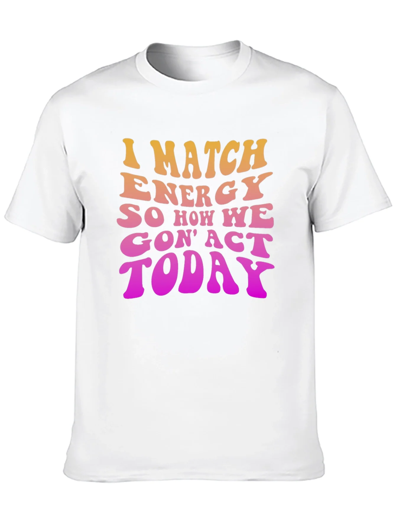 Camiseta Negra con Dise?o I Match Energy