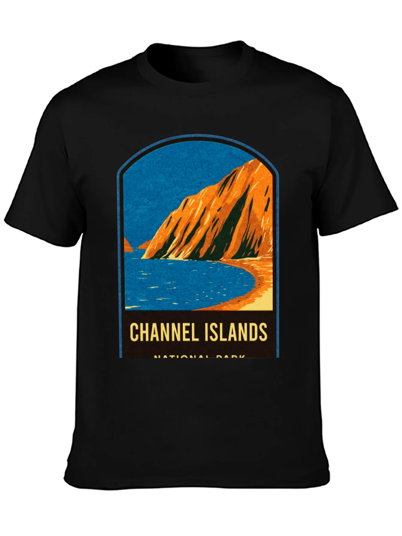 Camiseta Negra Islas del Canal