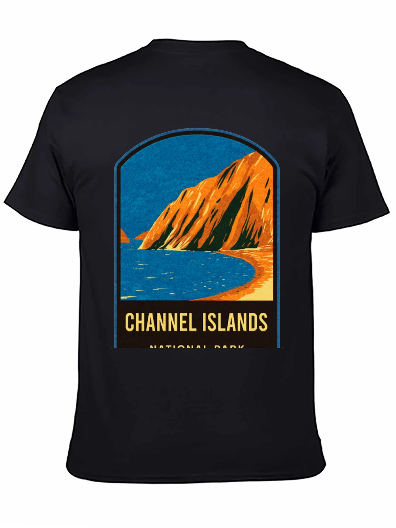 Camiseta Negra Islas del Canal