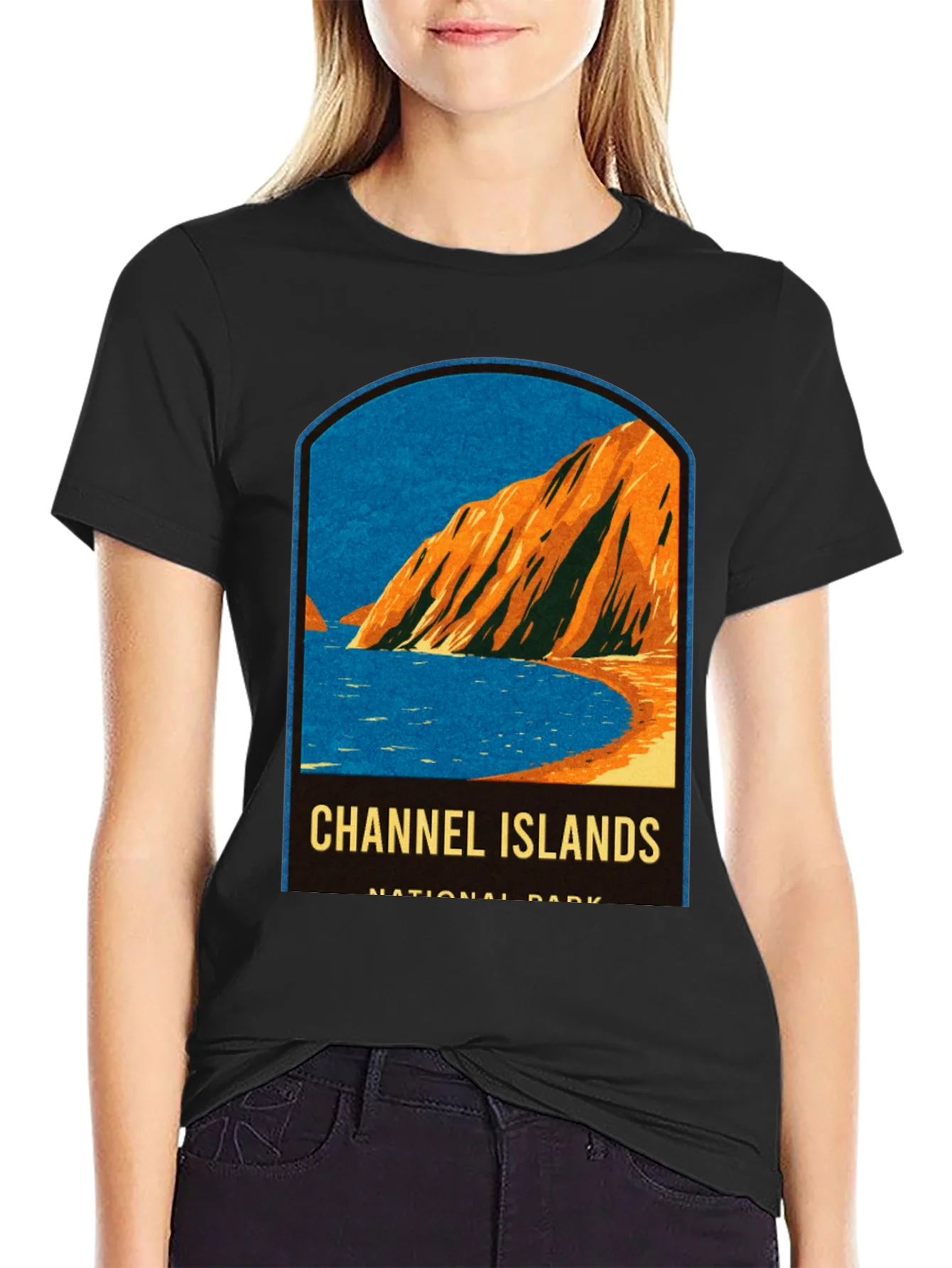 Camiseta Negra Islas del Canal