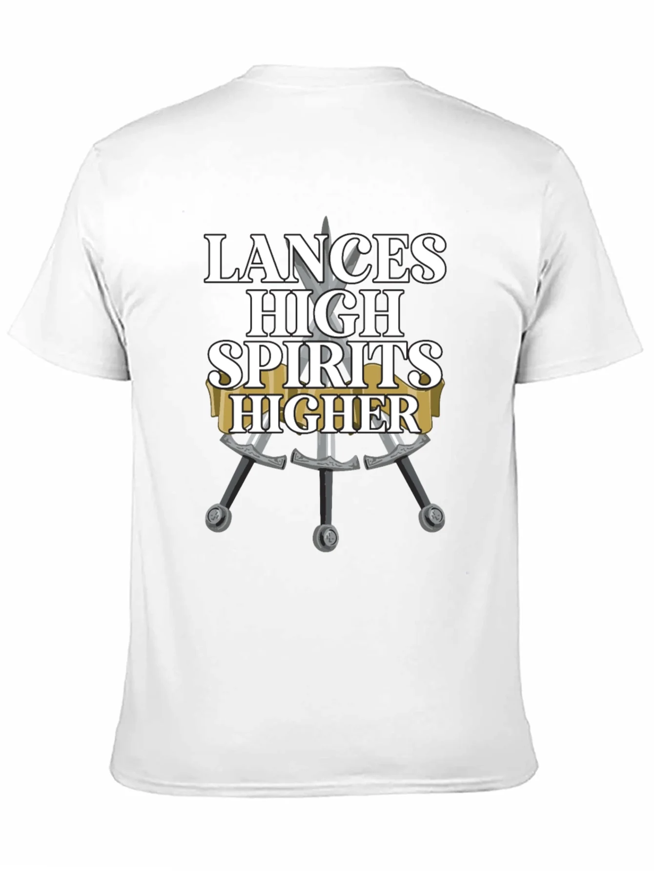 Camiseta Negra Lances High Spirits Higher