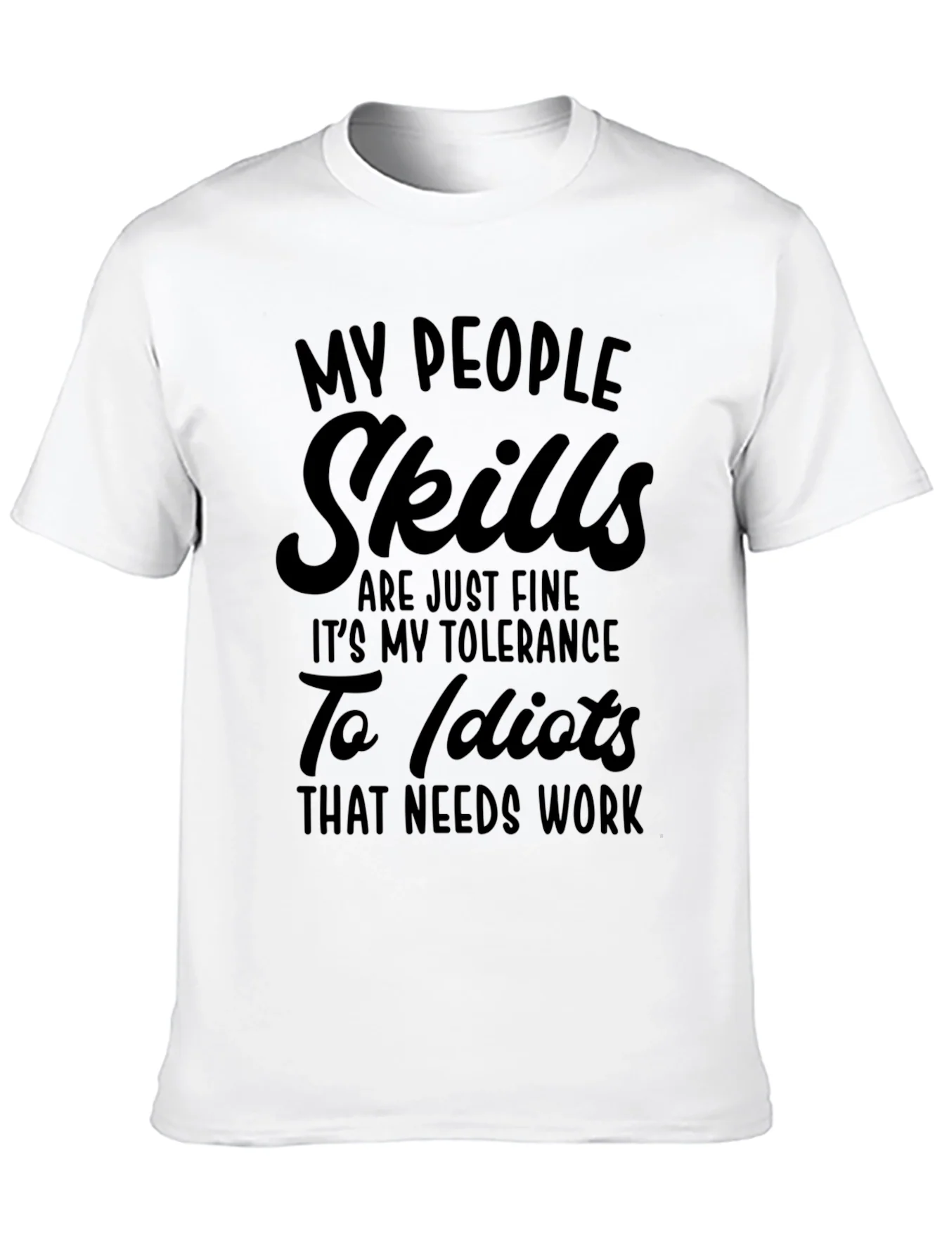 Rebbecca My People Skills Funny Graphic Tee