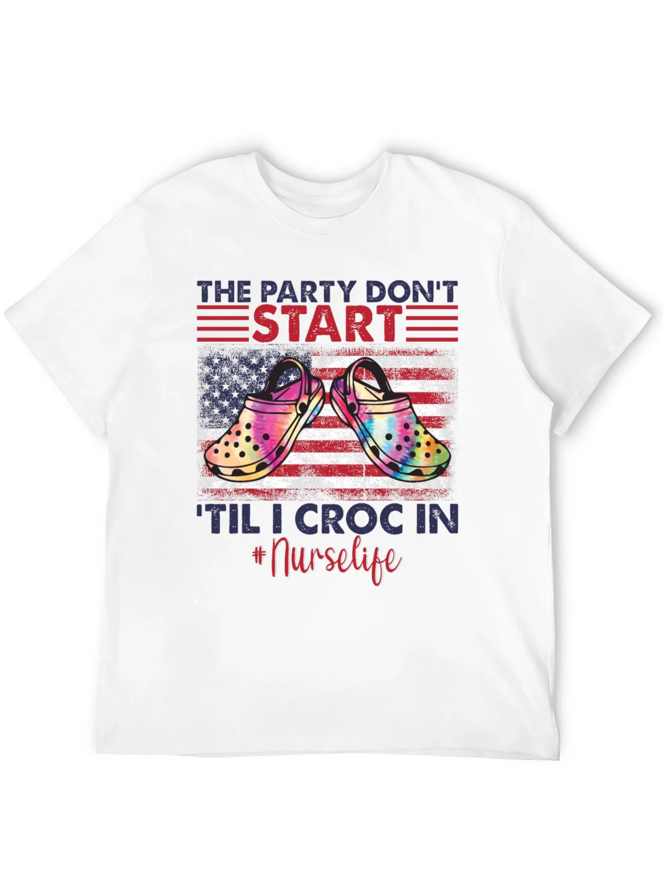 Camiseta The Party Dont Start Til I Croc In