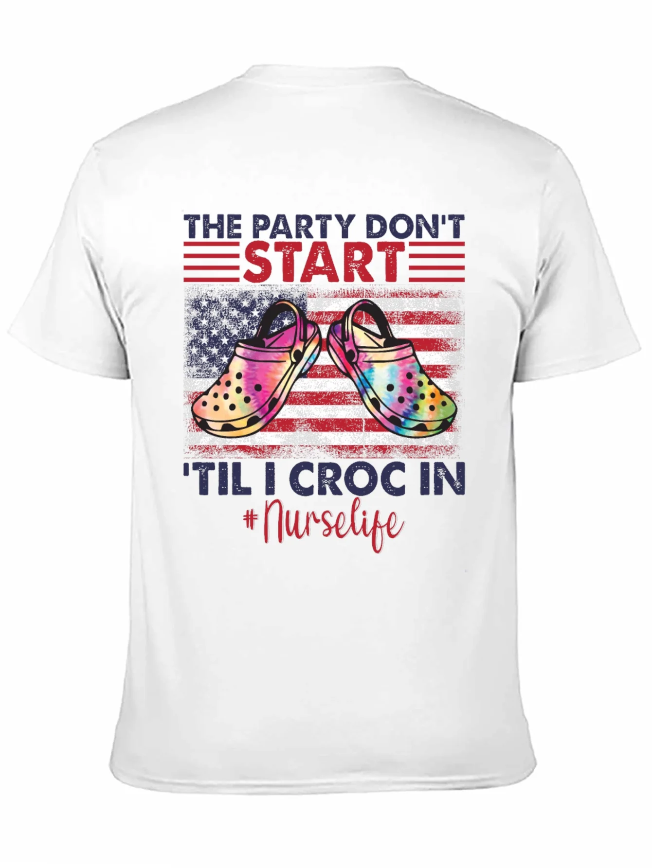 Camiseta The Party Dont Start Til I Croc In