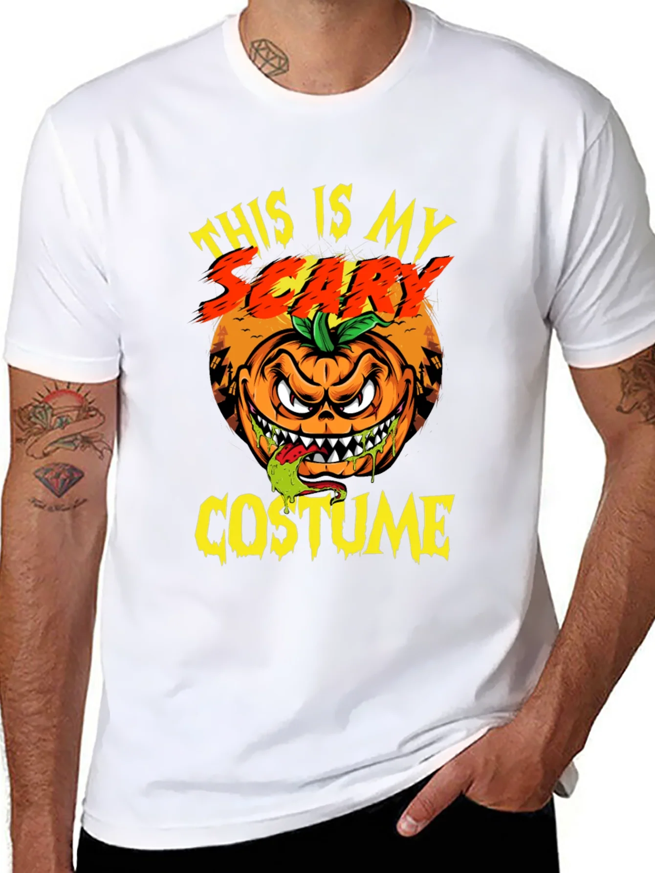 Camiseta Halloween Este Es Mi Disfraz