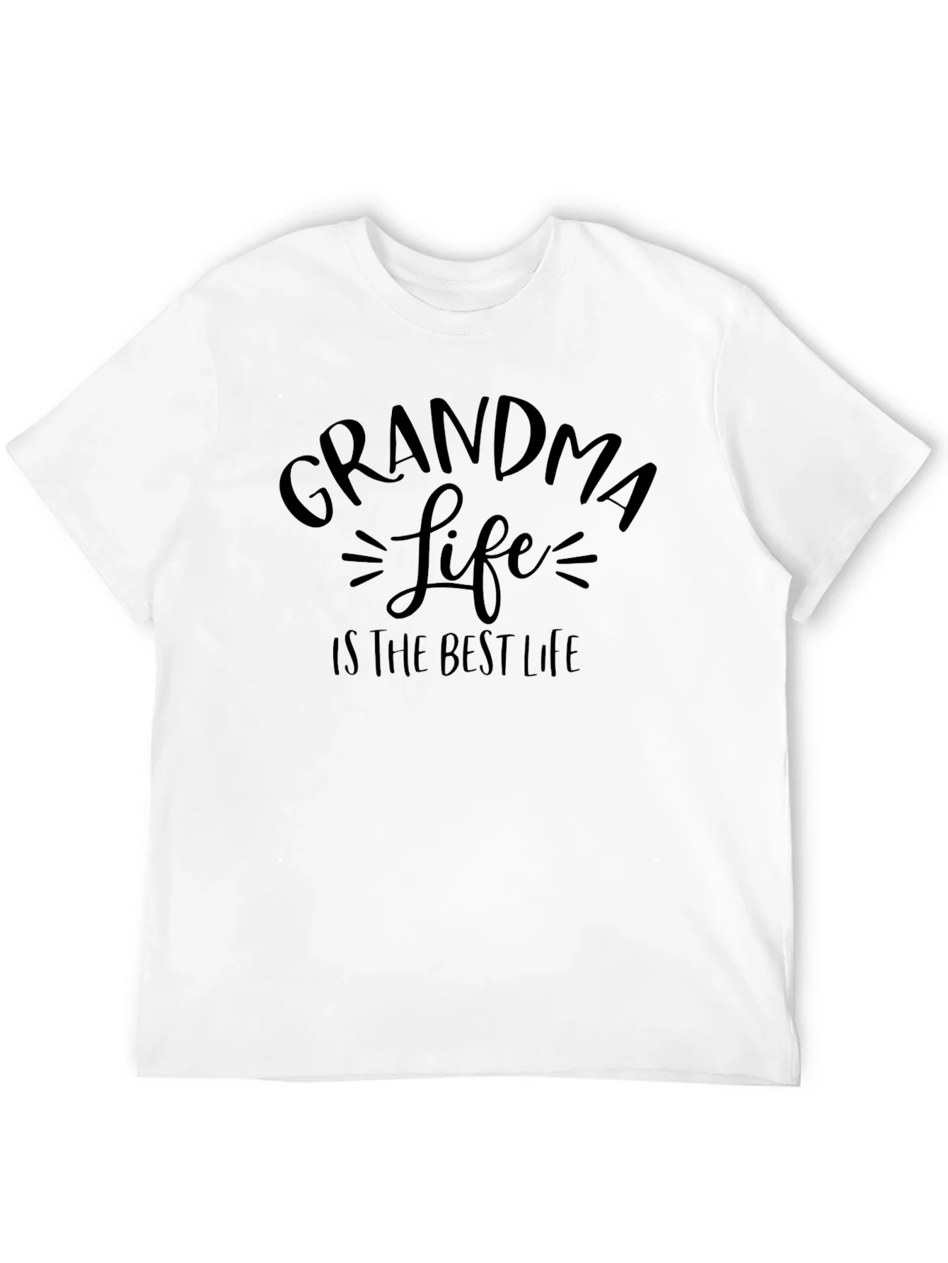 Camiseta Negra Grandma Life is the Best Life