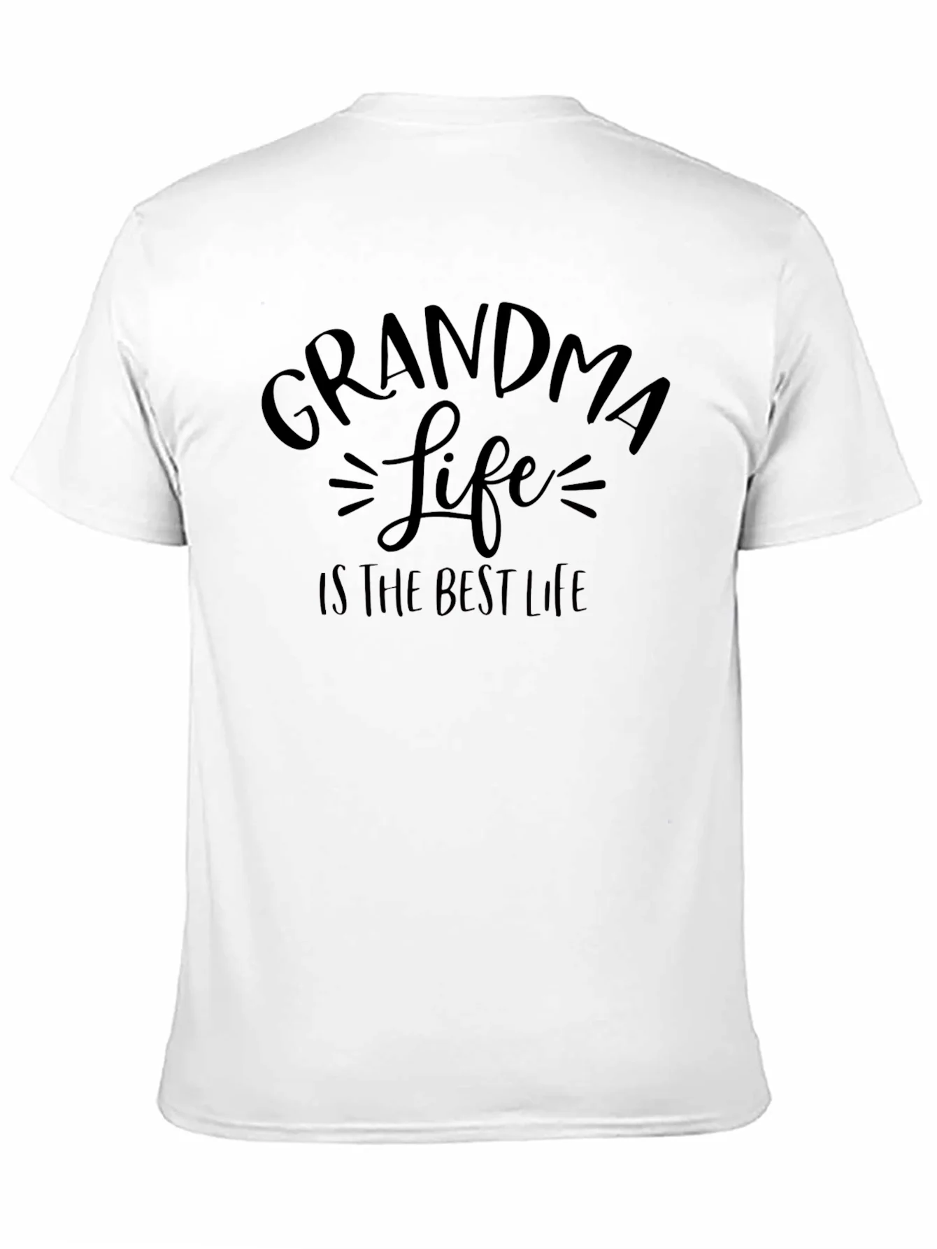 Camiseta Negra Grandma Life is the Best Life