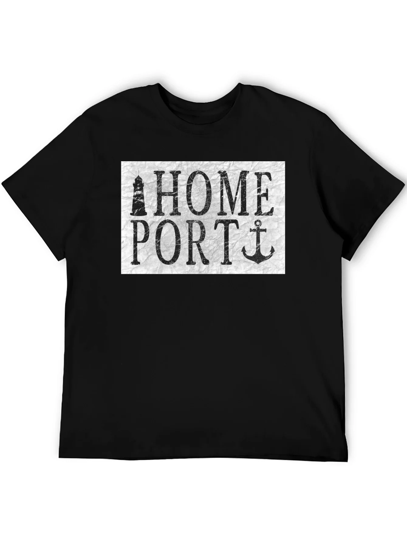 Camiseta Negra Home Port N¨¢utica