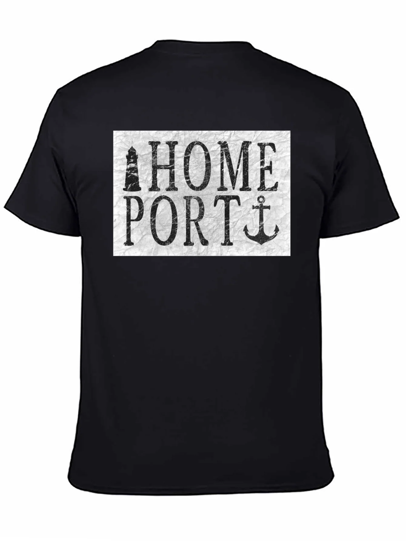 Camiseta Negra Home Port N¨¢utica