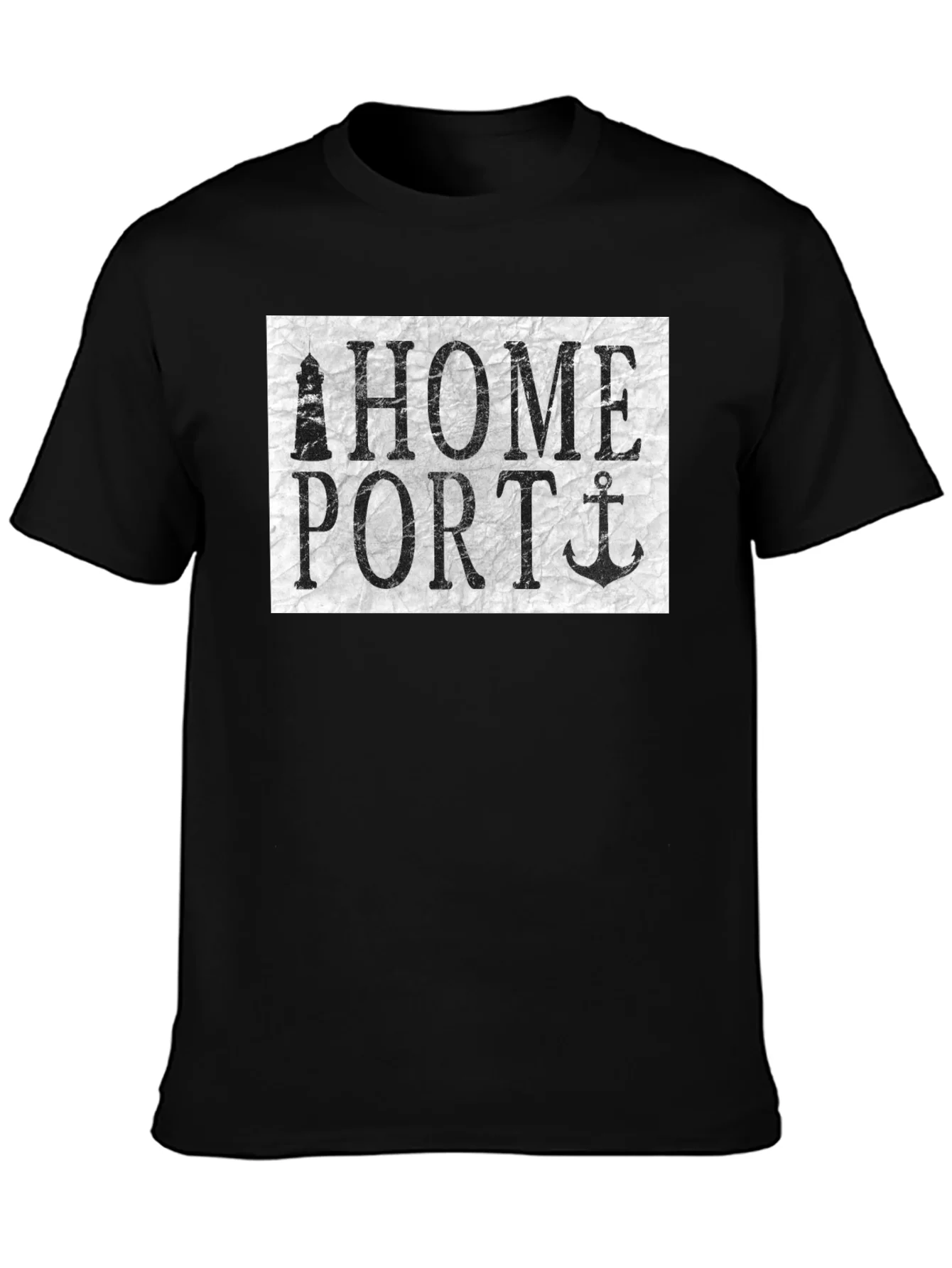 Camiseta Negra Home Port N¨¢utica