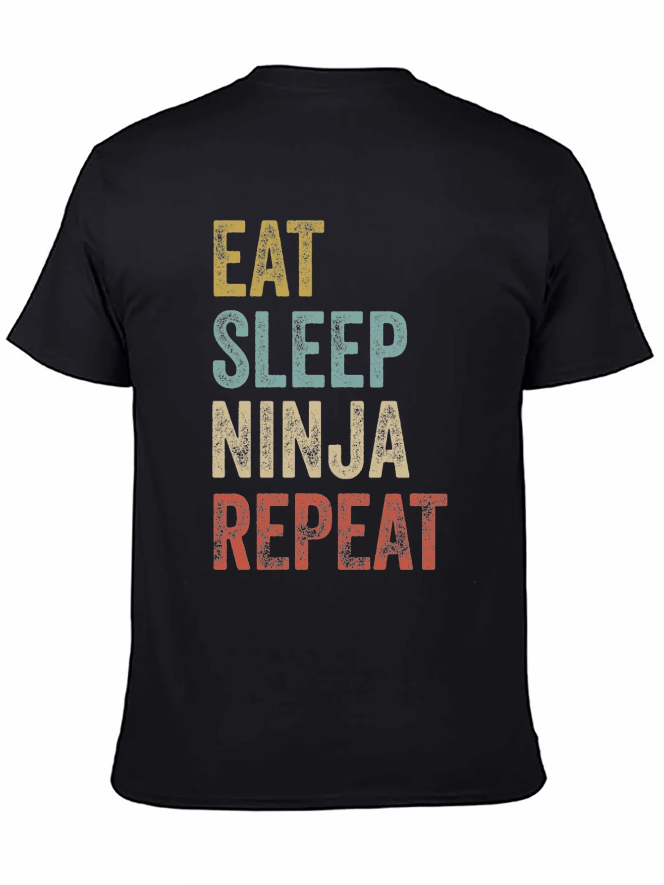Camiseta Ninja: Come Duerme Lucha Repite