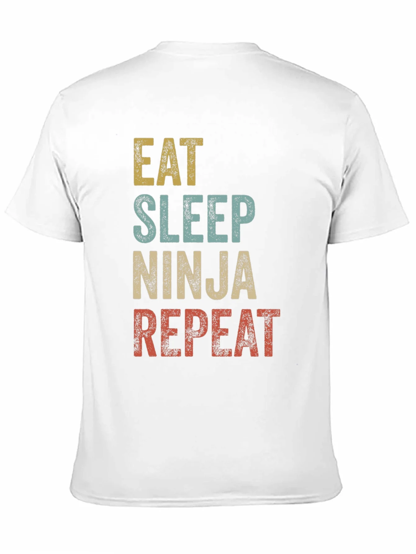 Camiseta Ninja: Come Duerme Lucha Repite