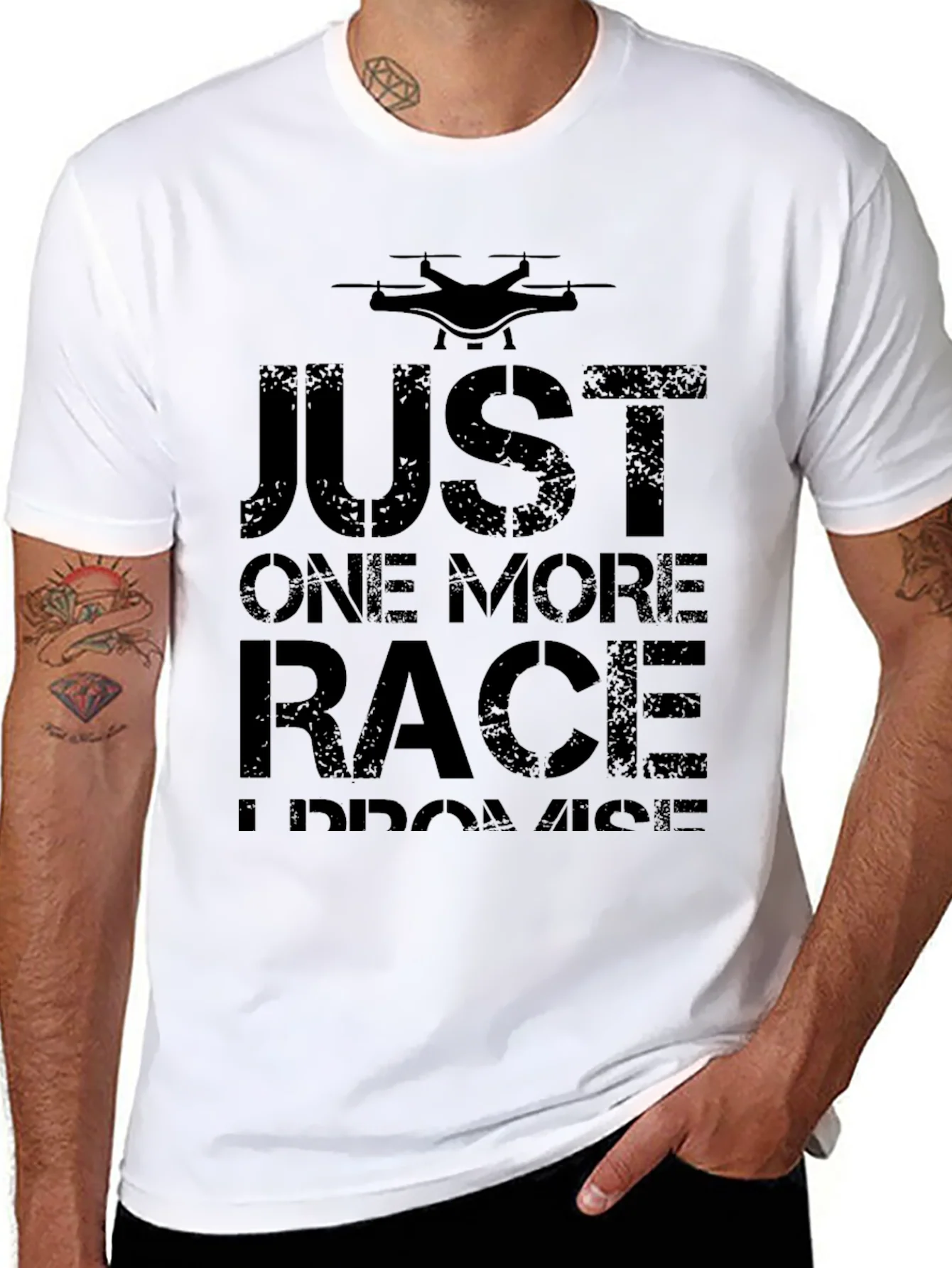 Camiseta Negra Just One More Race
