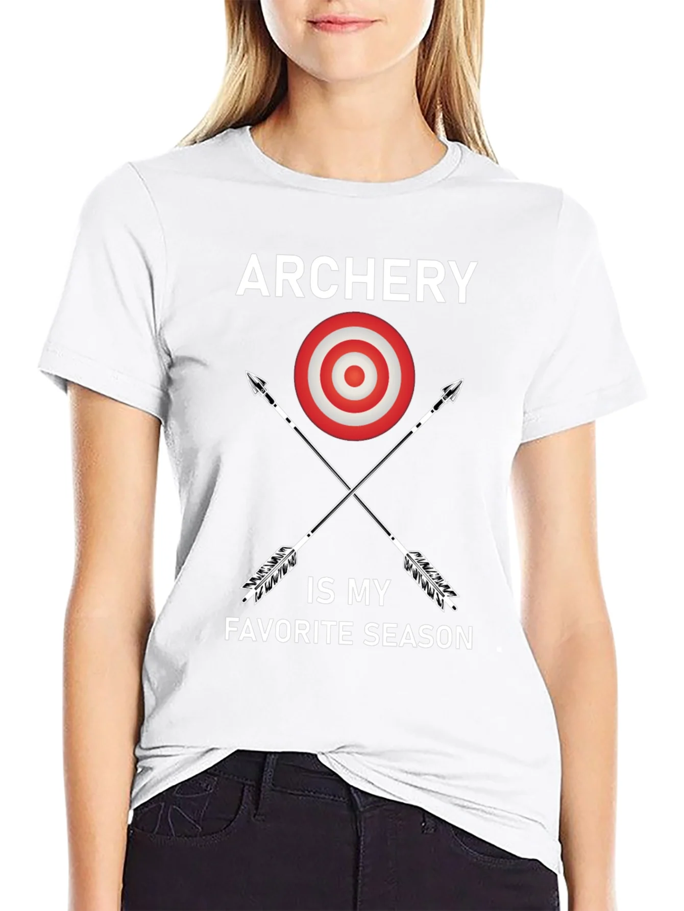 Camiseta Negra Archery is My Favorite Season