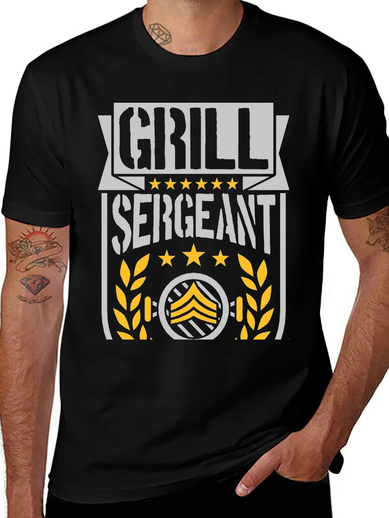 Camiseta Sargento Parrillero - Divertida para Asados