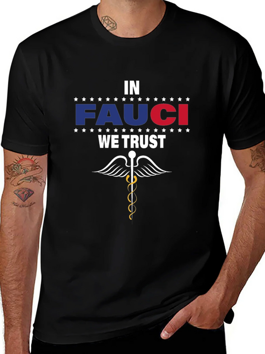 Camiseta Negra In Fauci We Trust