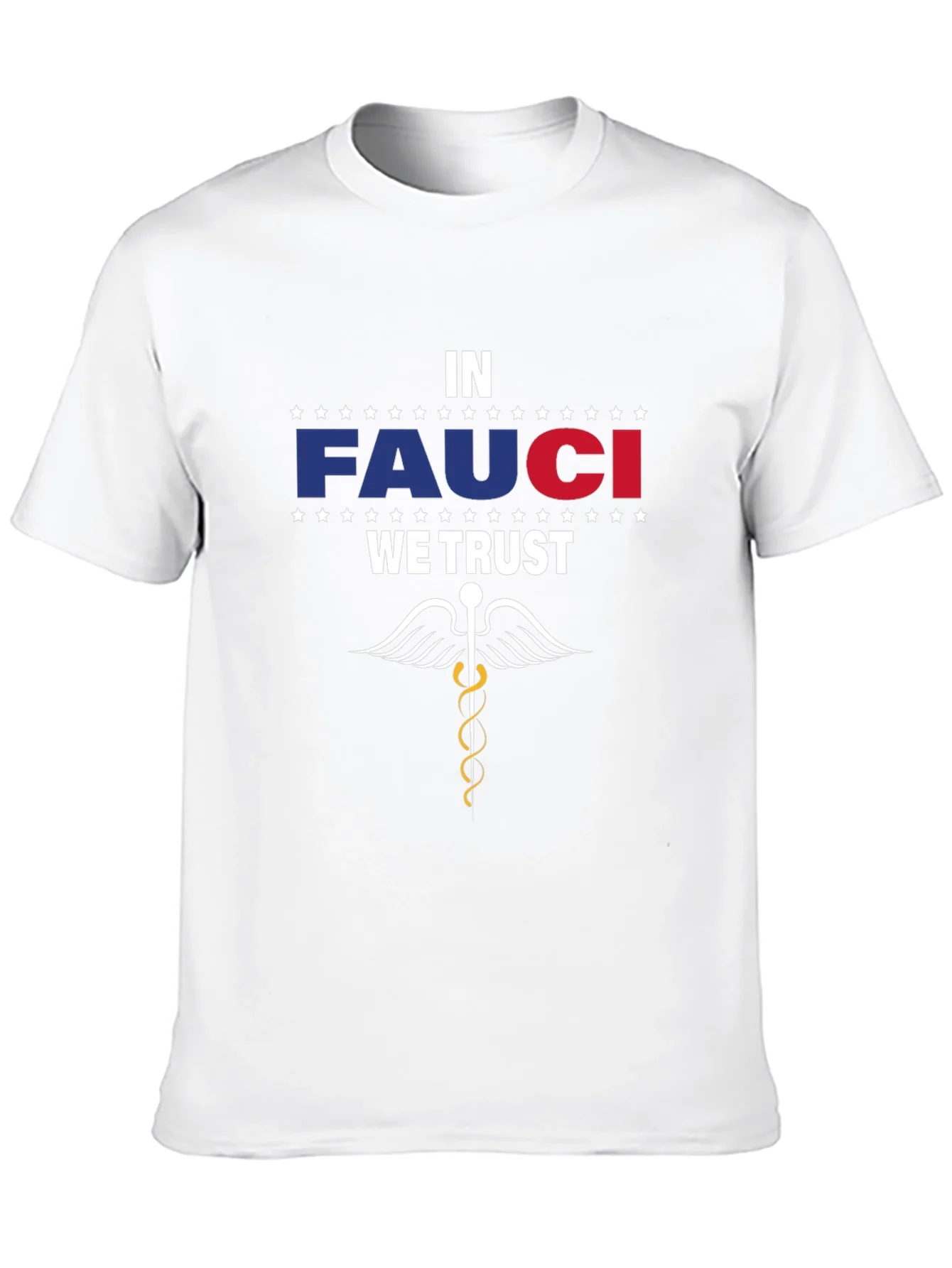 Camiseta Negra In Fauci We Trust