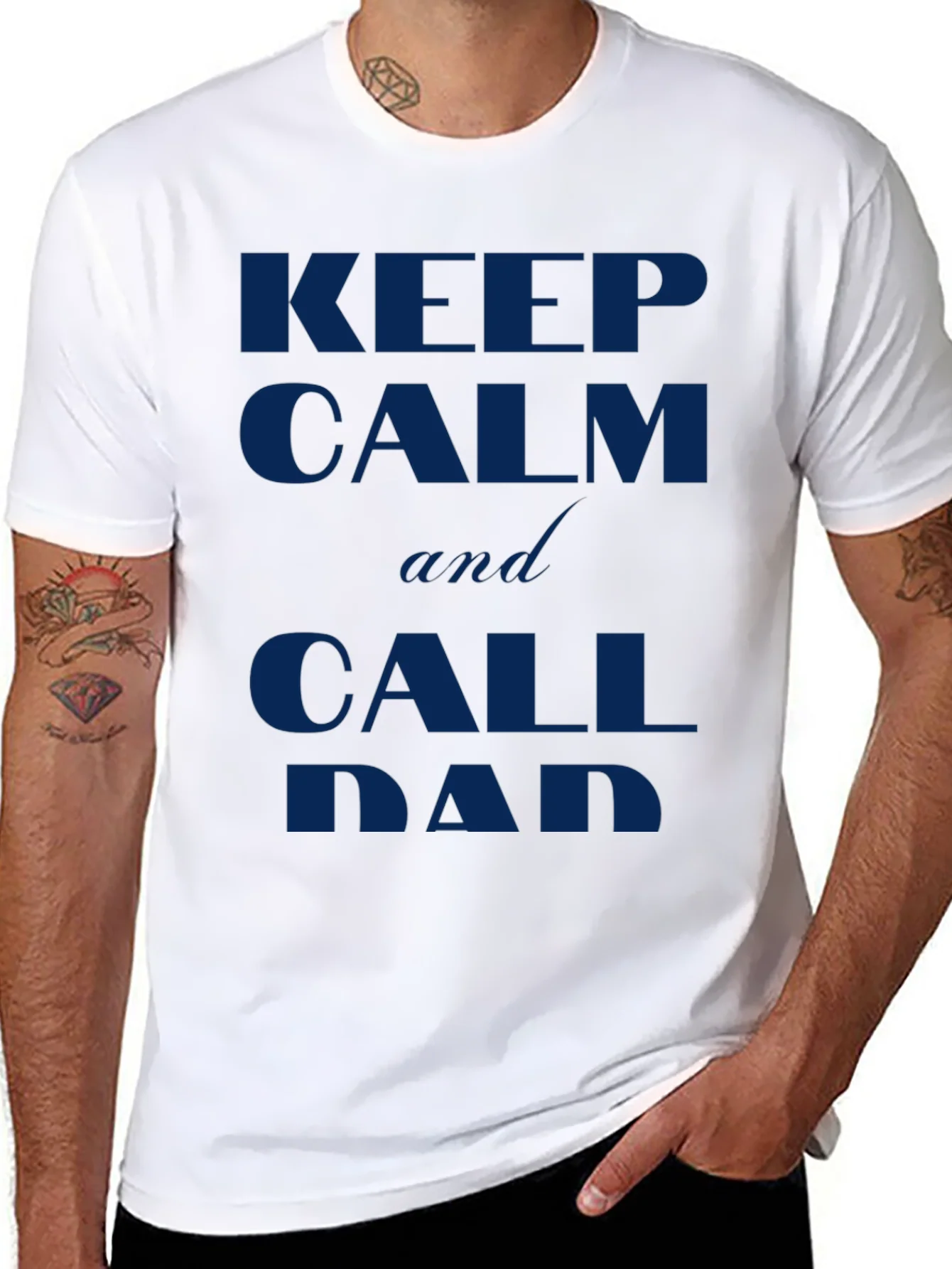 Rebbecca Keep Calm and Call Dad T-Shirt