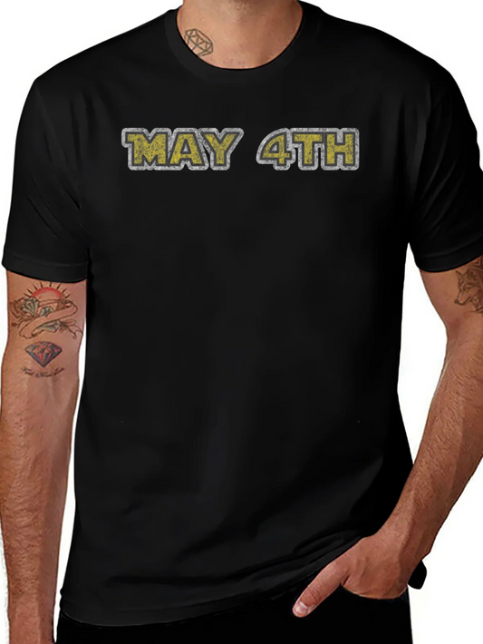 Camiseta Negra May 4th - Ideal para Fans