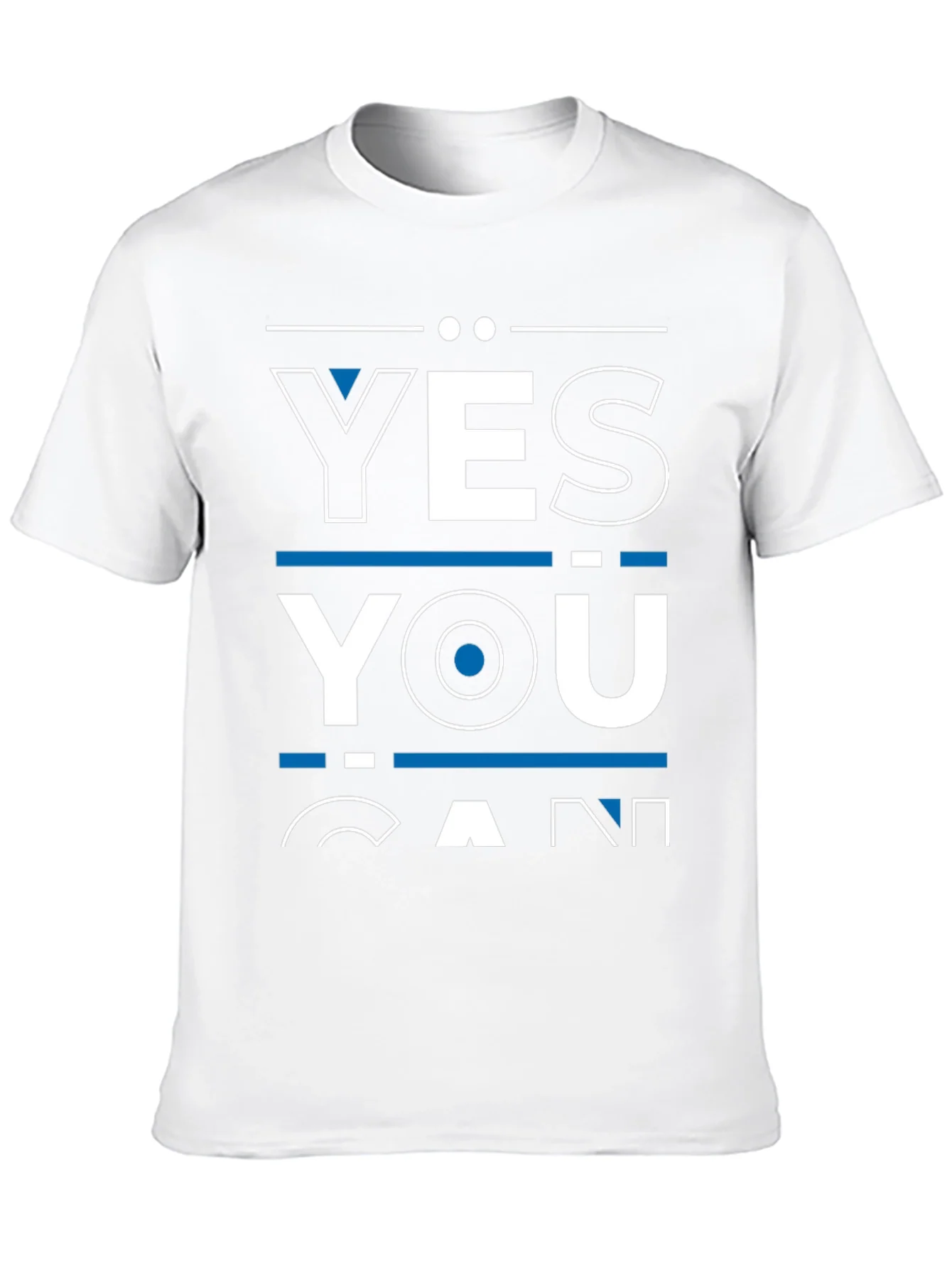 Camiseta Yes You Can Negra para Hombre