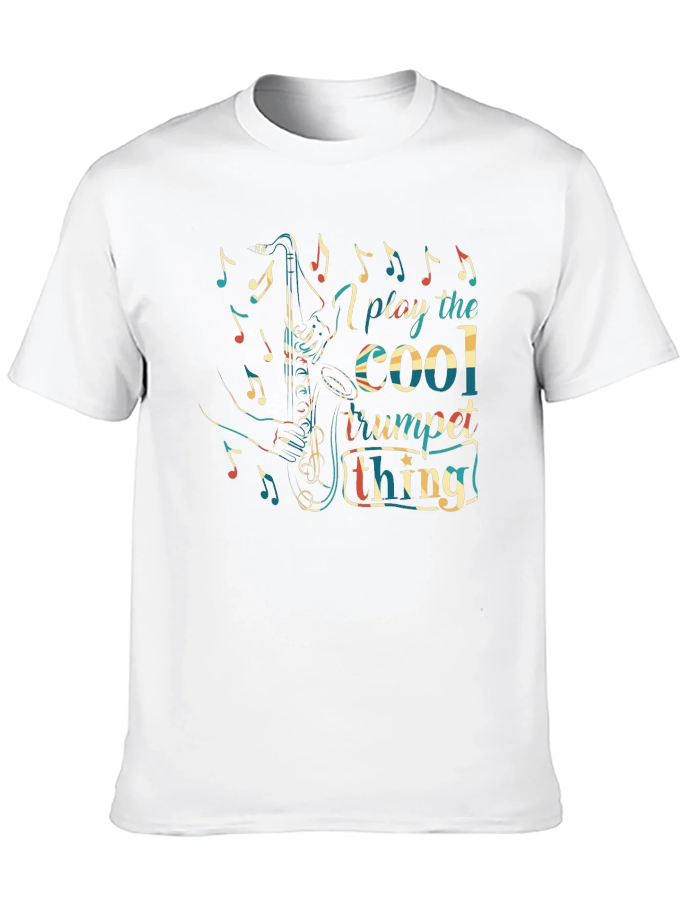 Camiseta Negra con Dise?o de Saxof¨®n Cool