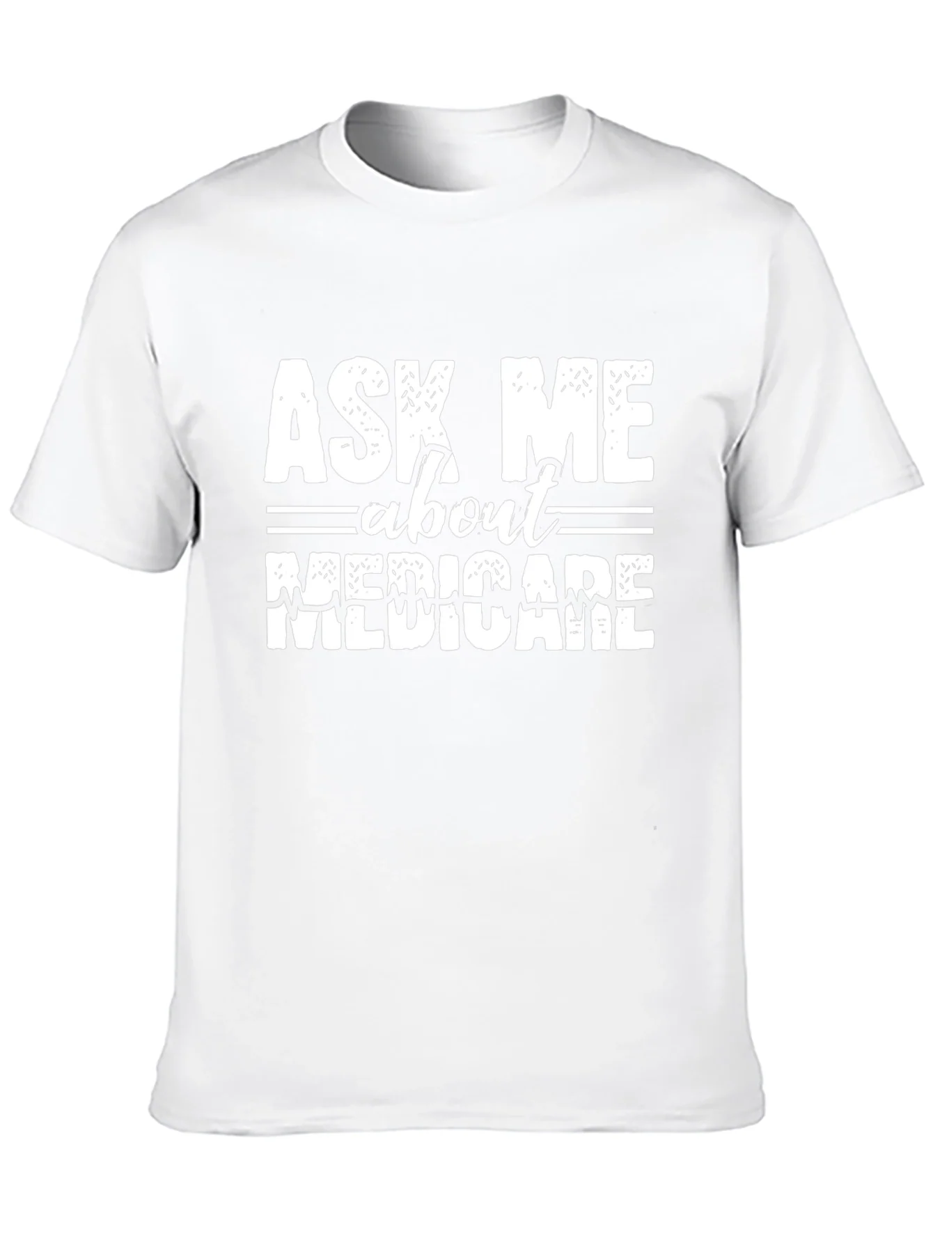 Camiseta Negra Ask Me About Medicare