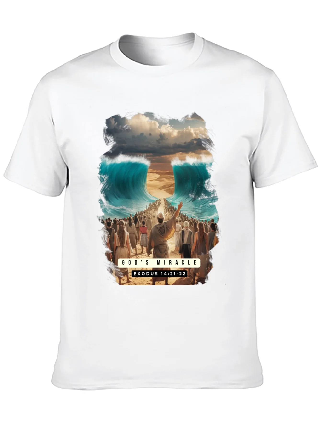 Rebbecca Gods Miracle Exodus T-Shirt