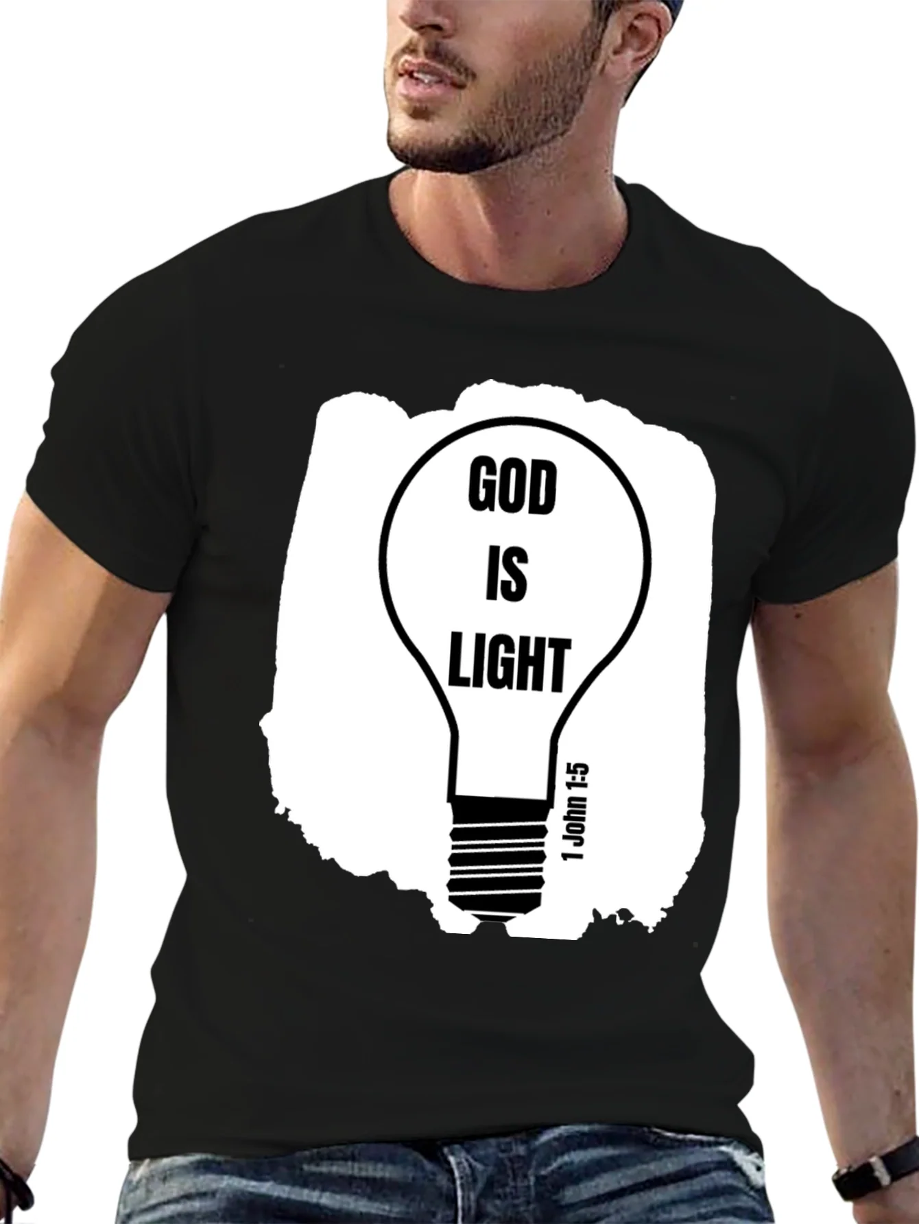 Camiseta Cristiana Dios es Luz