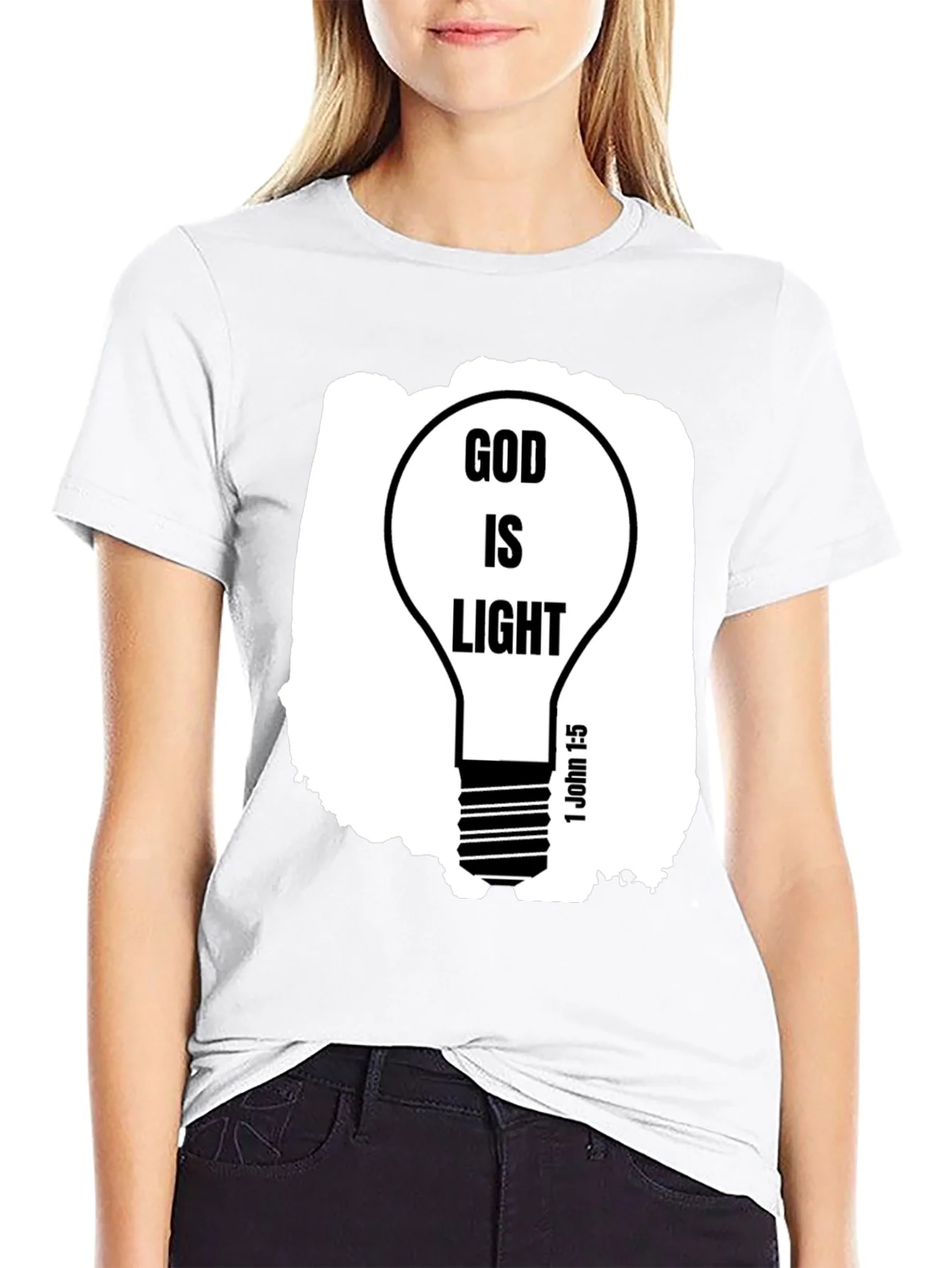 Camiseta Cristiana Dios es Luz