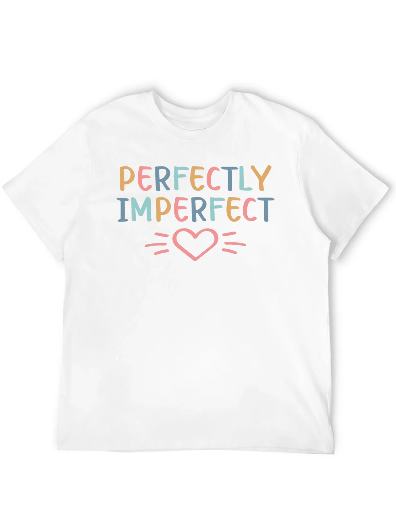 Camiseta Negra Perfectly Imperfect con Coraz¨®n