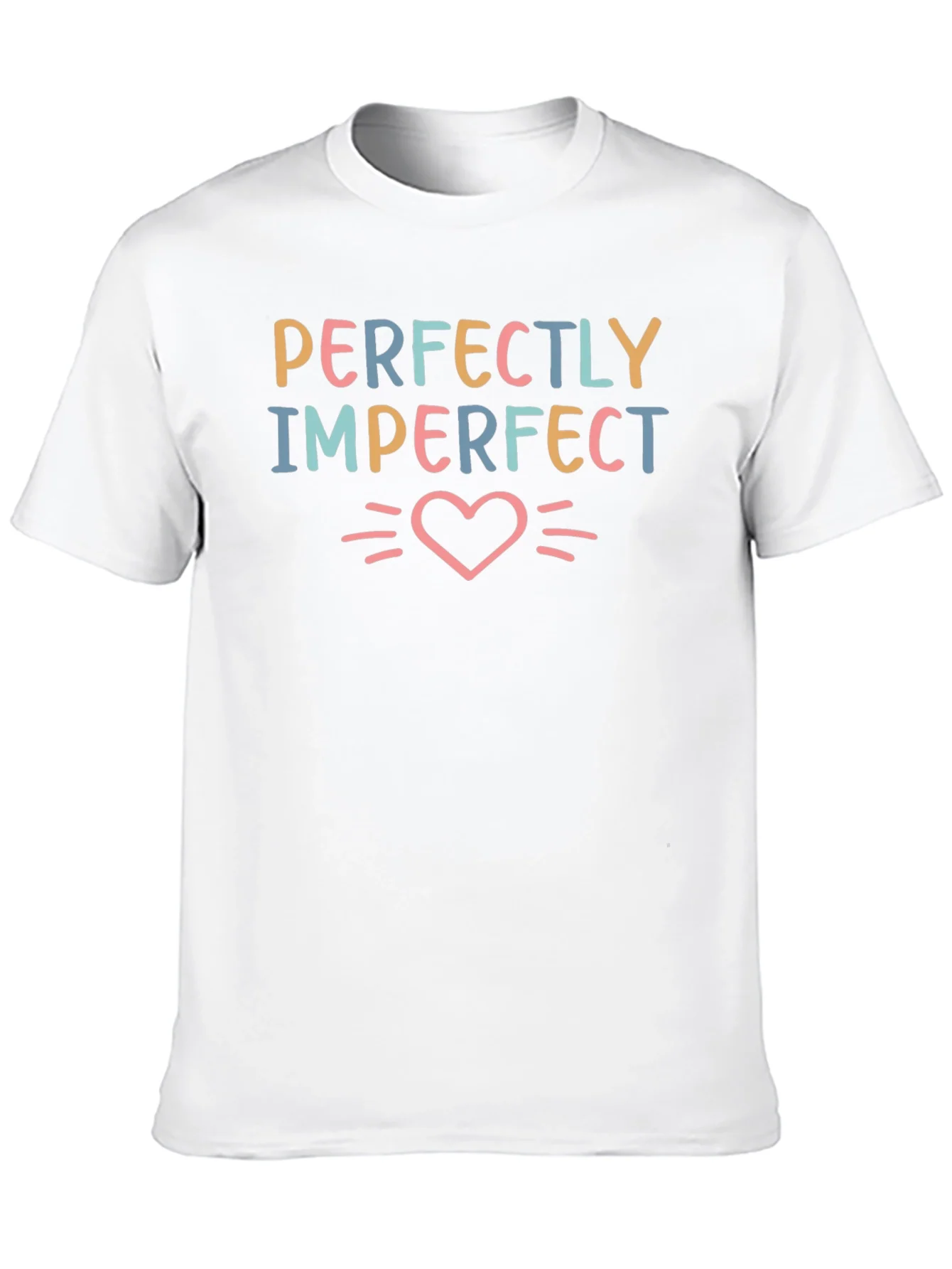 Camiseta Negra Perfectly Imperfect con Coraz¨®n