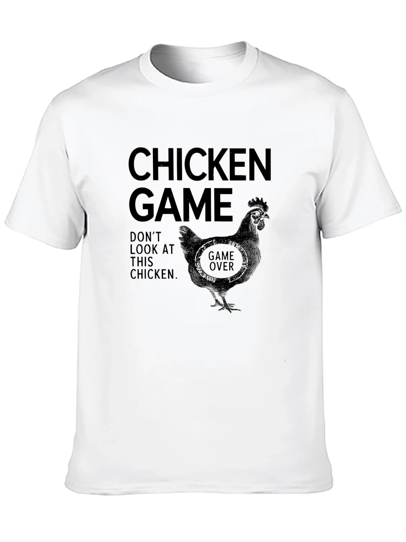 Camiseta Negra Chicken Game
