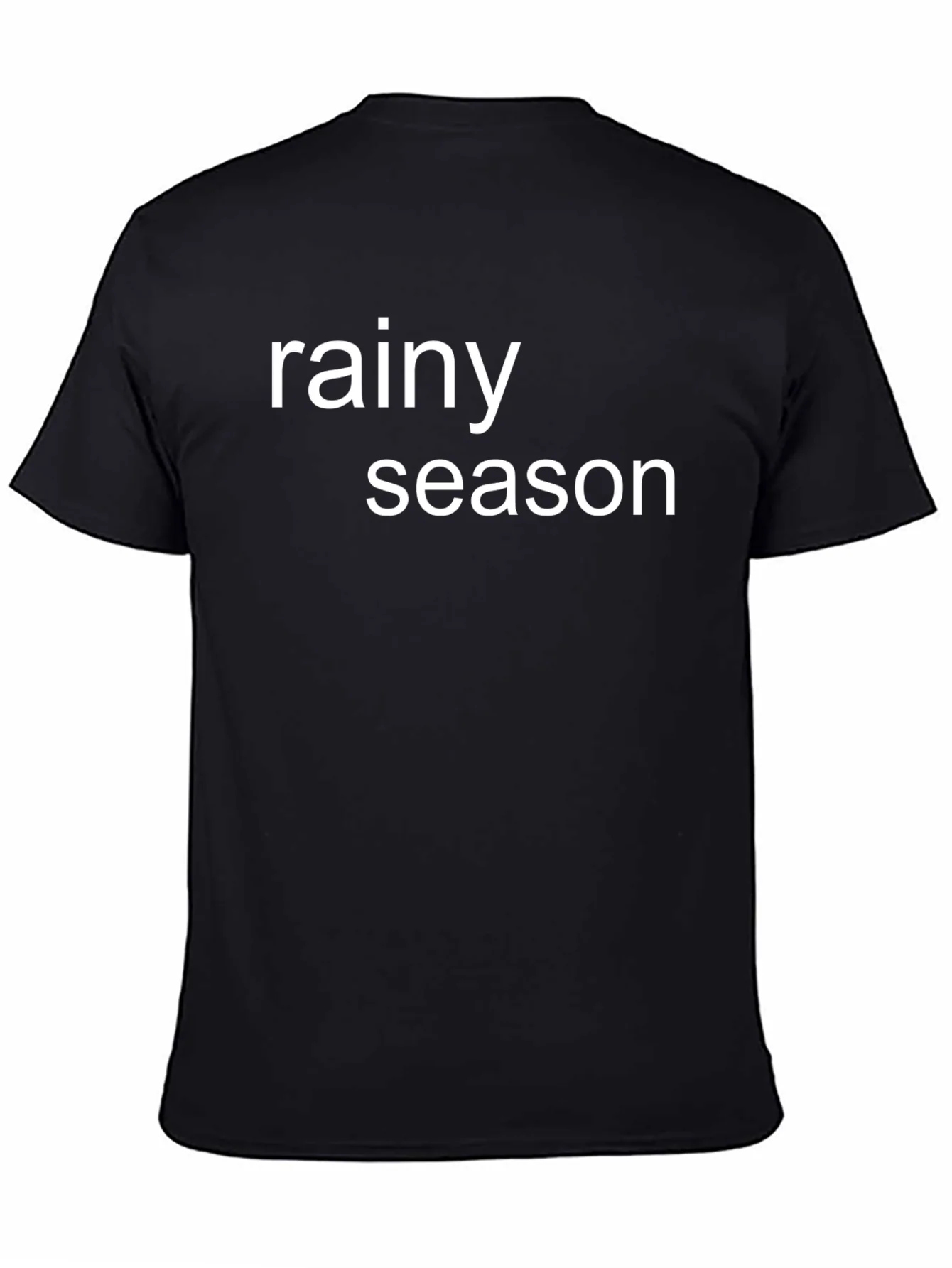 Camiseta Negra Temporada de Lluvias