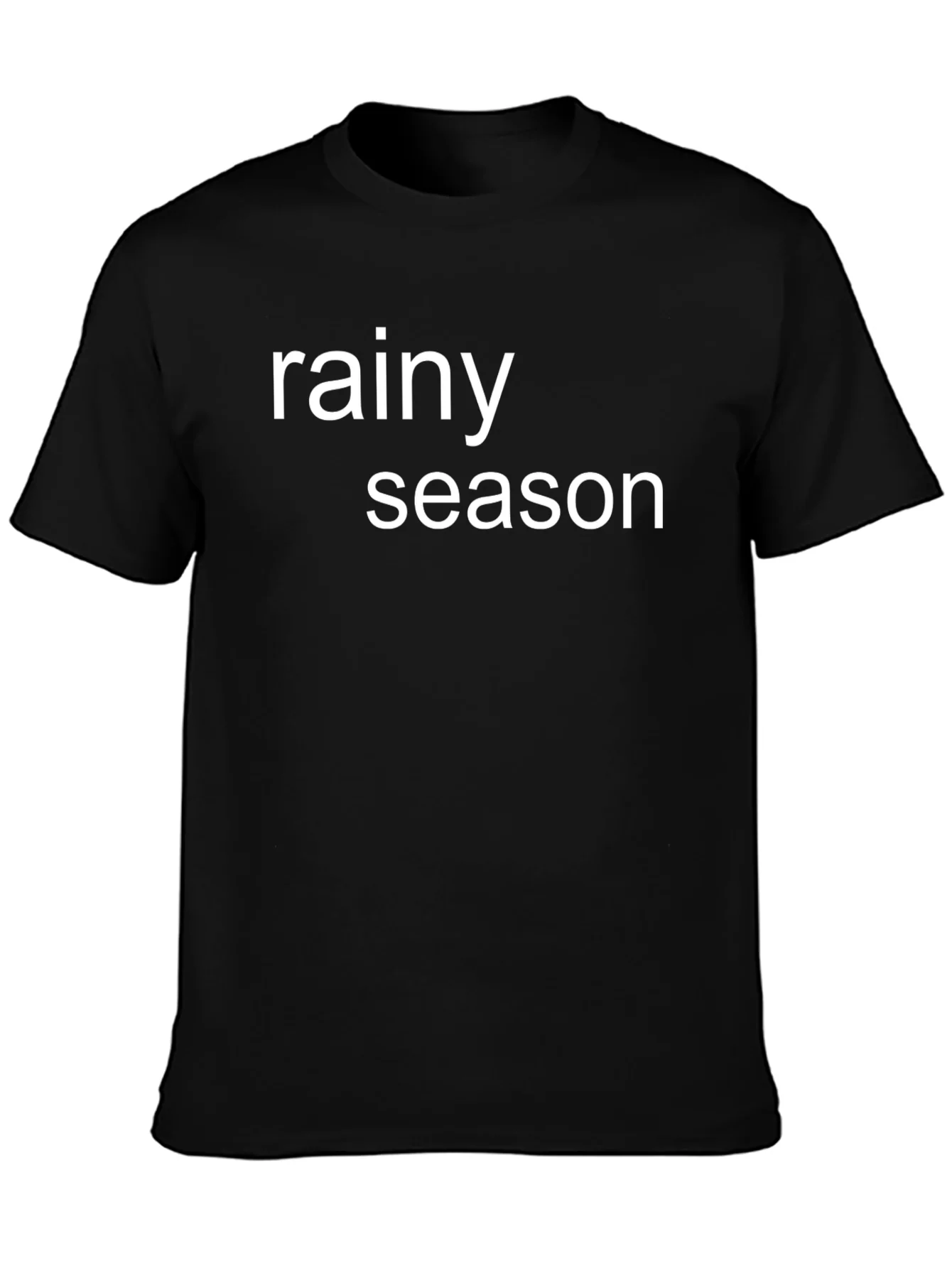 Camiseta Negra Temporada de Lluvias