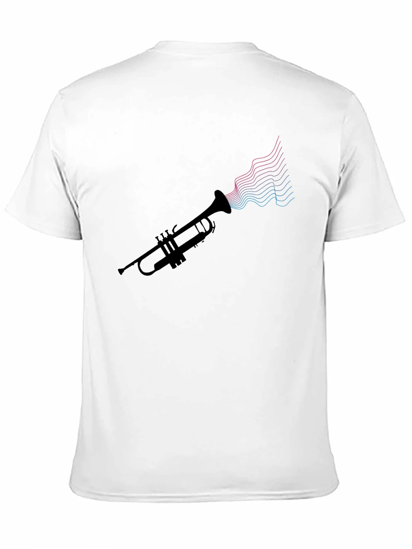 Rebbecca Trumpet Music Waves Graphic Tee - Black
