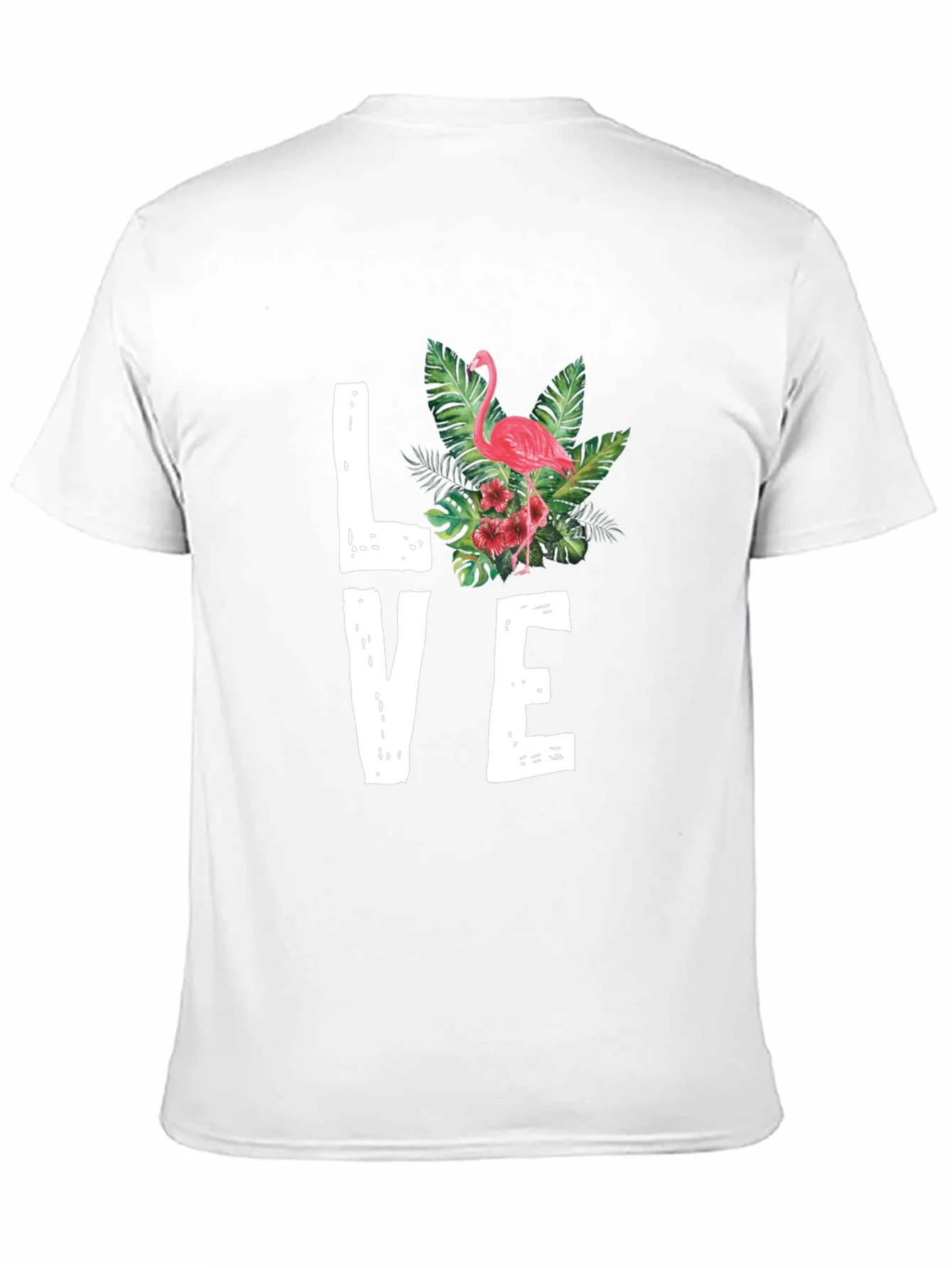Camiseta Negra LOVE Flamenco Tropical