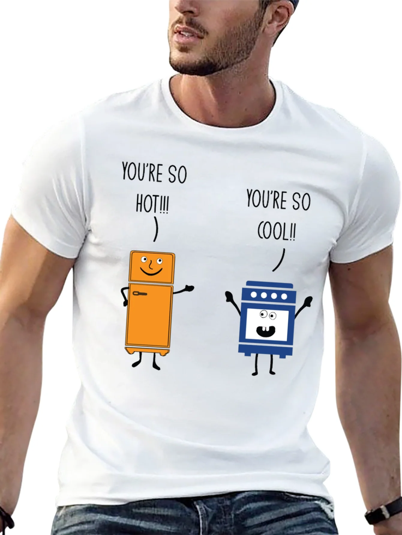 Rebbecca Youre So Hot Cool Graphic T-Shirt